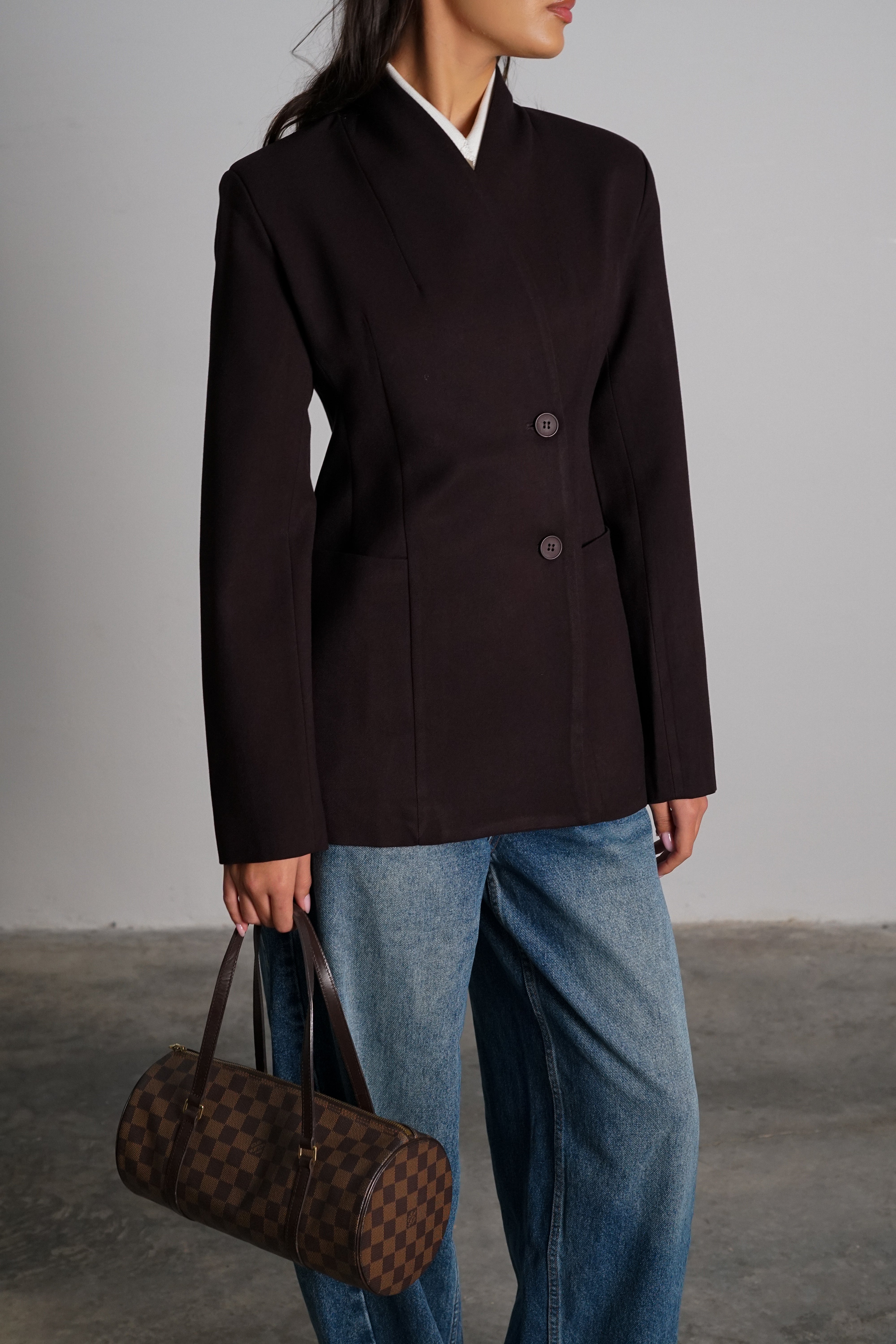 ג'קט מיירון-חום