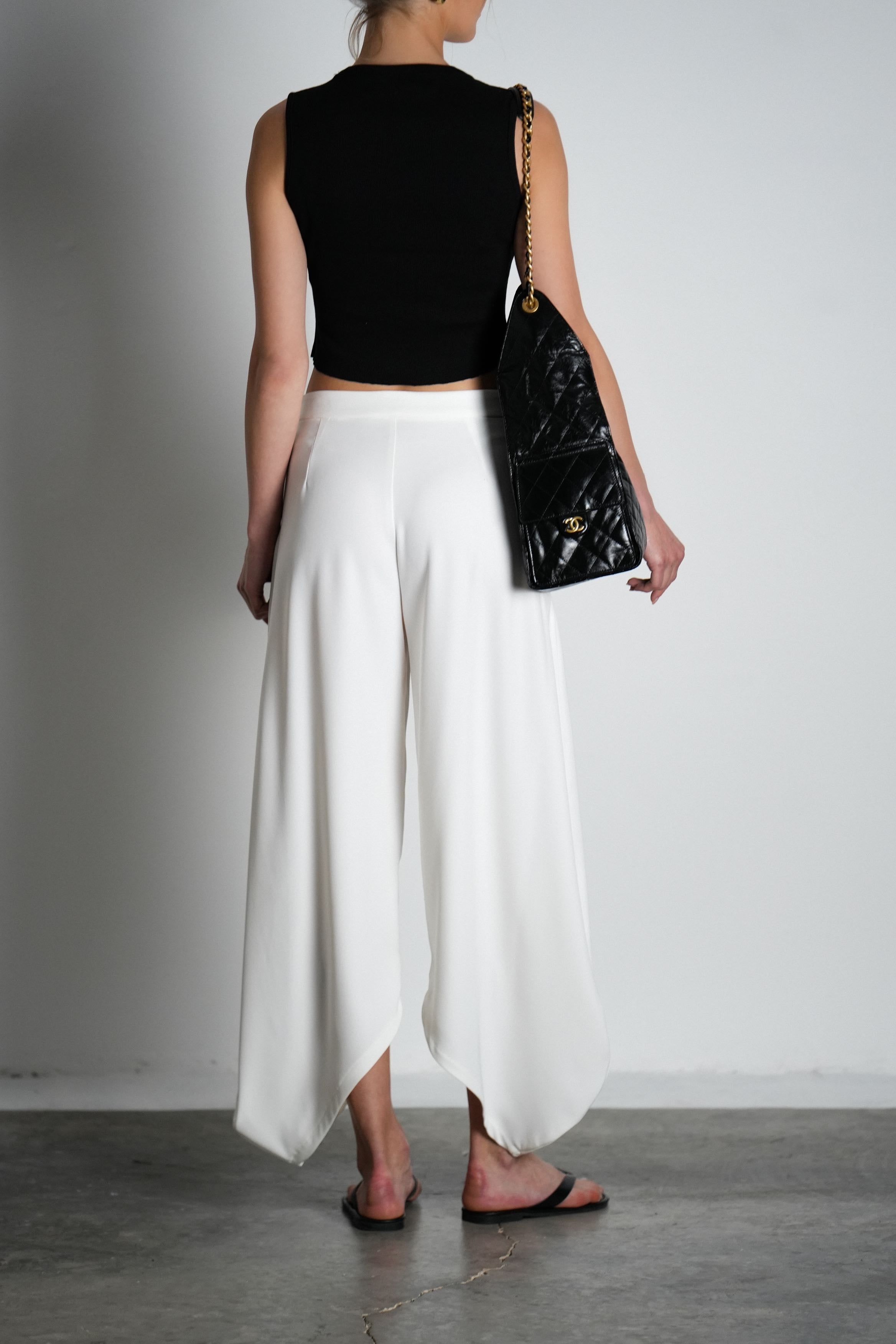 מכנסי ברוקלין-לבן