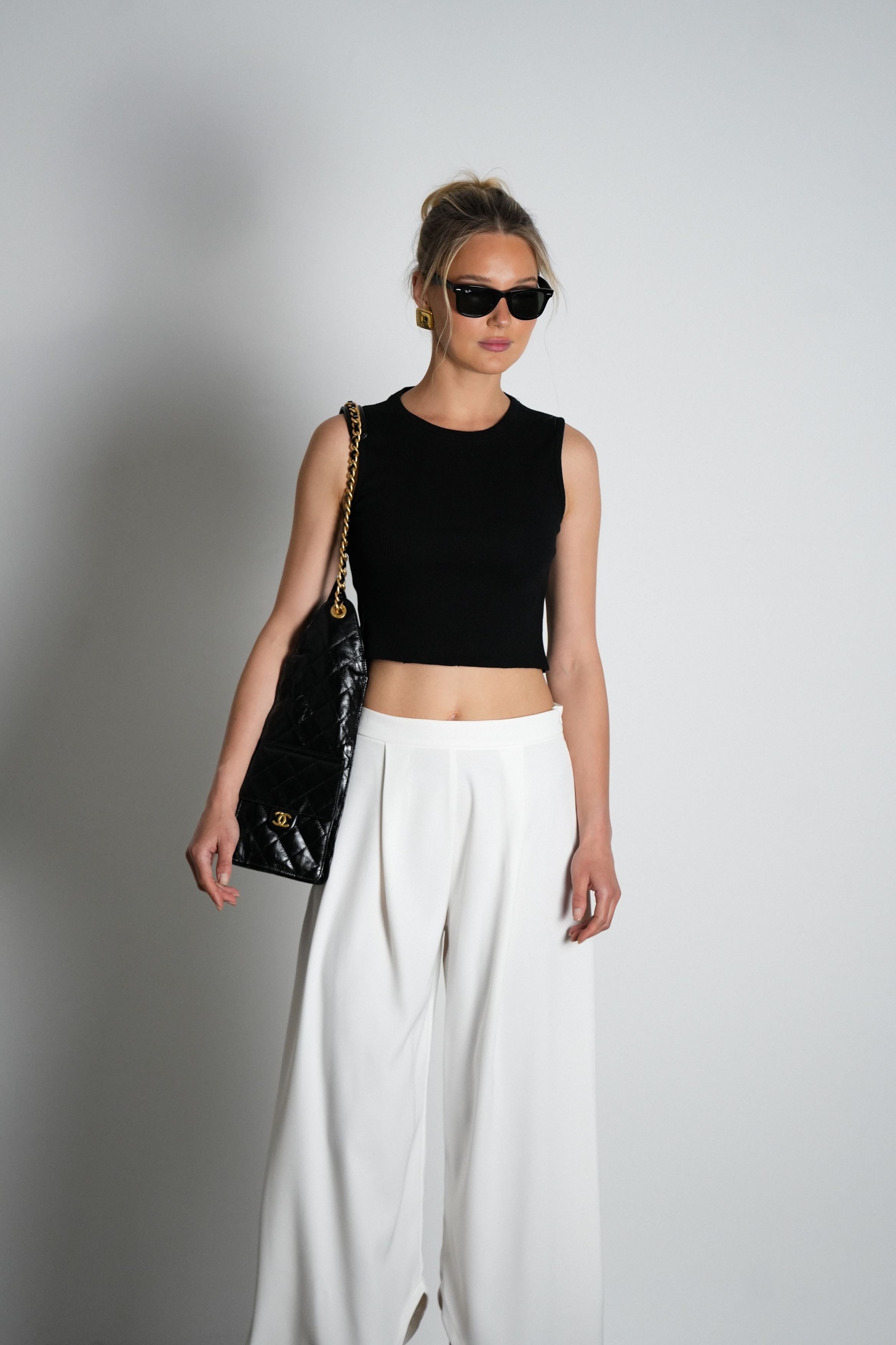 מכנסי ברוקלין-לבן