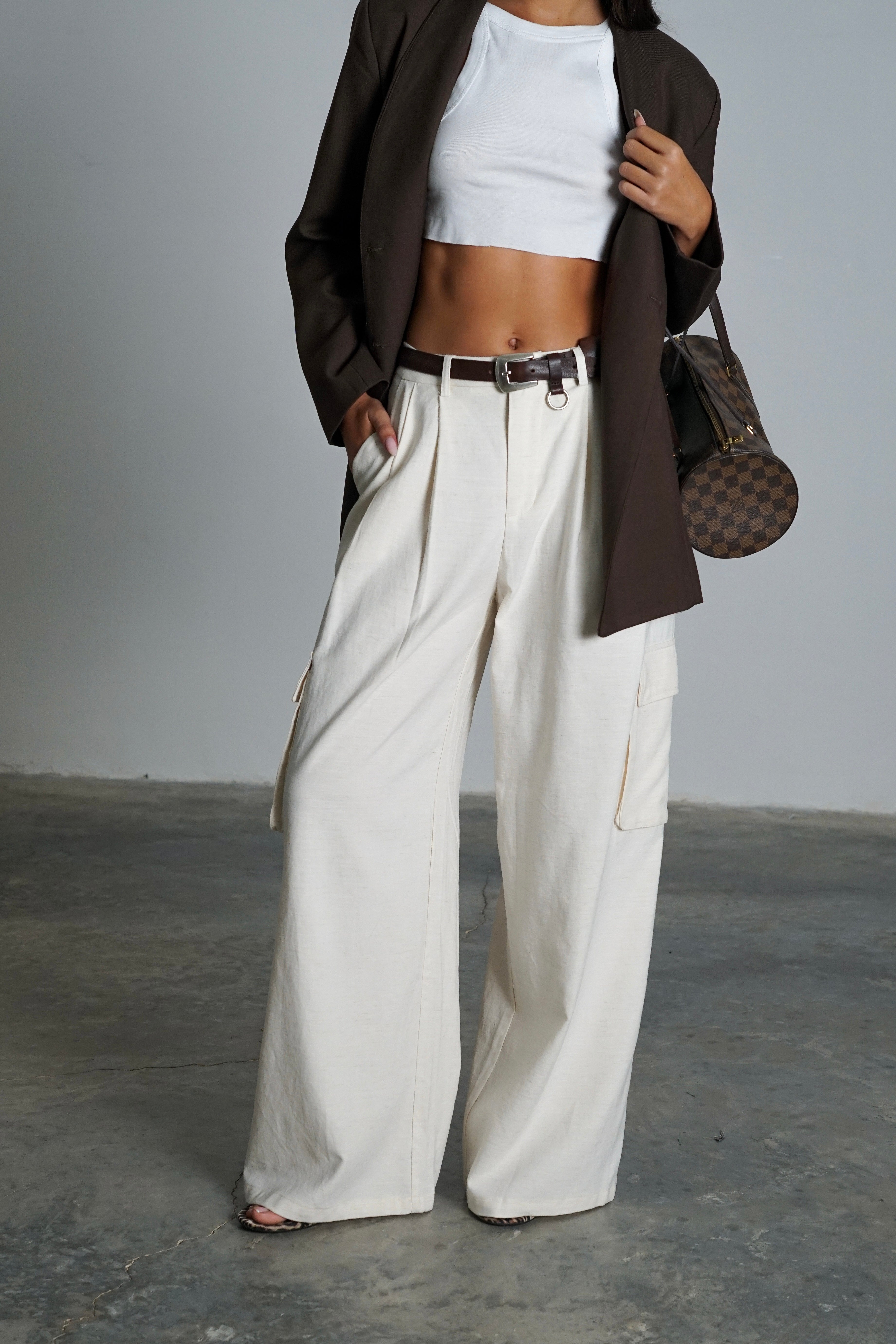 מכנסי בלמין-שמנת