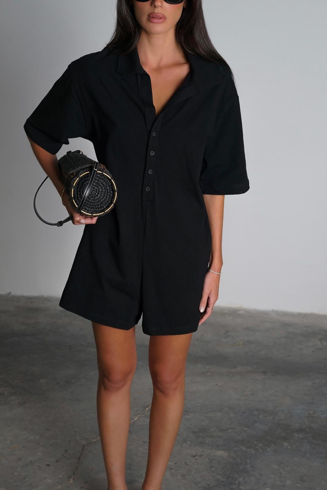 אוברול מוזס-שחור