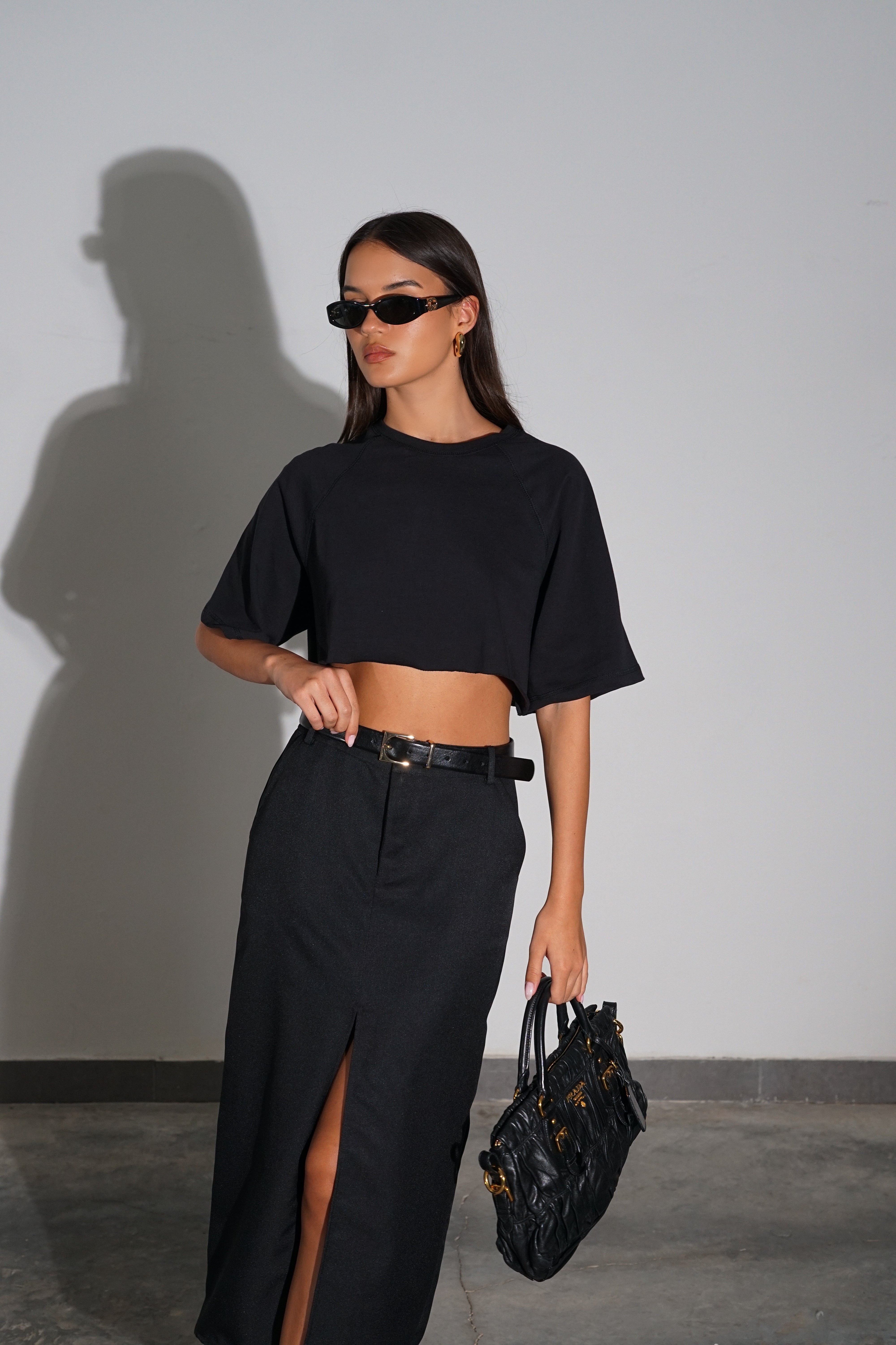 חצאית סיימי-שחור