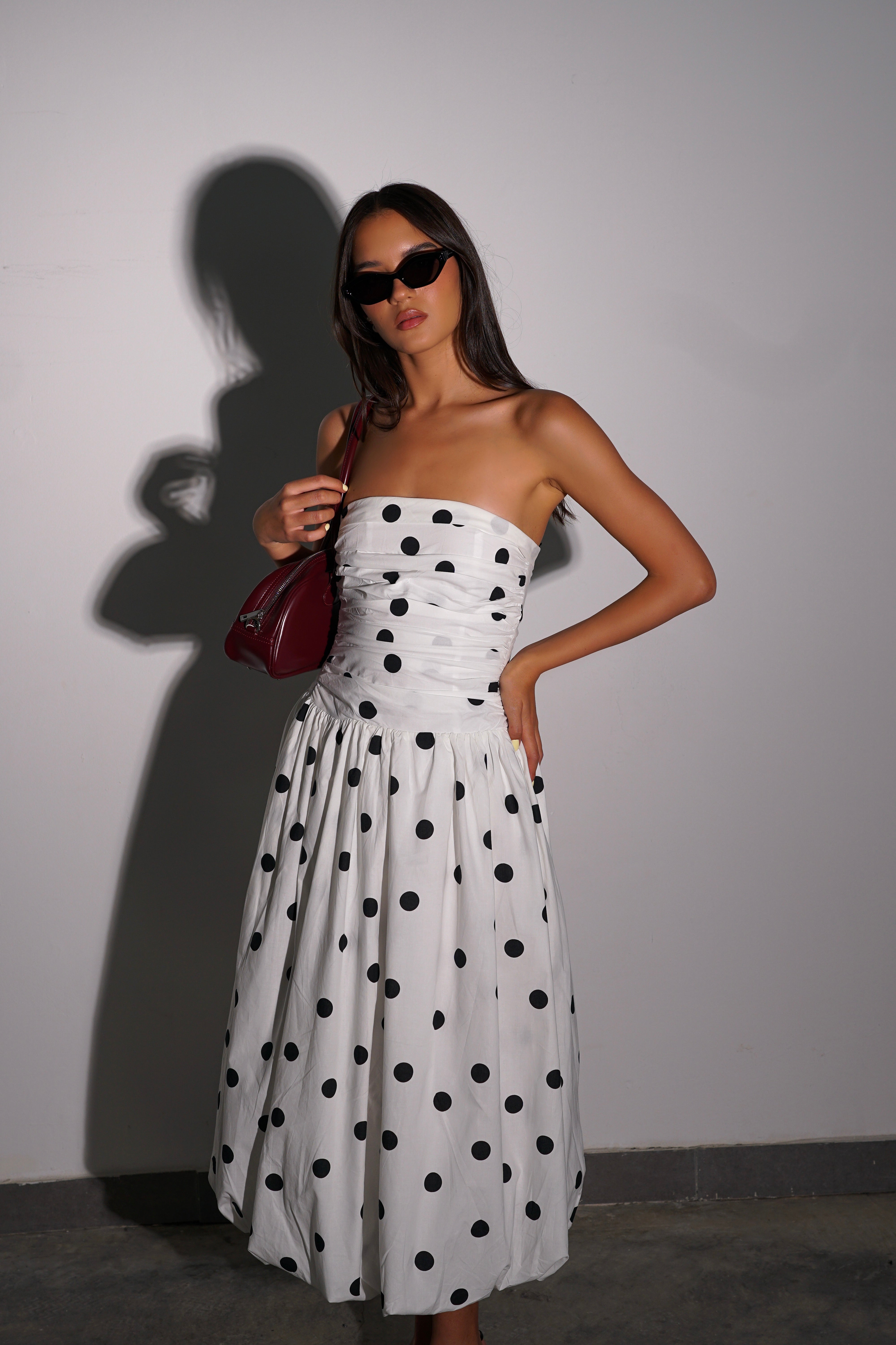 שמלת אלכסינה-לבן