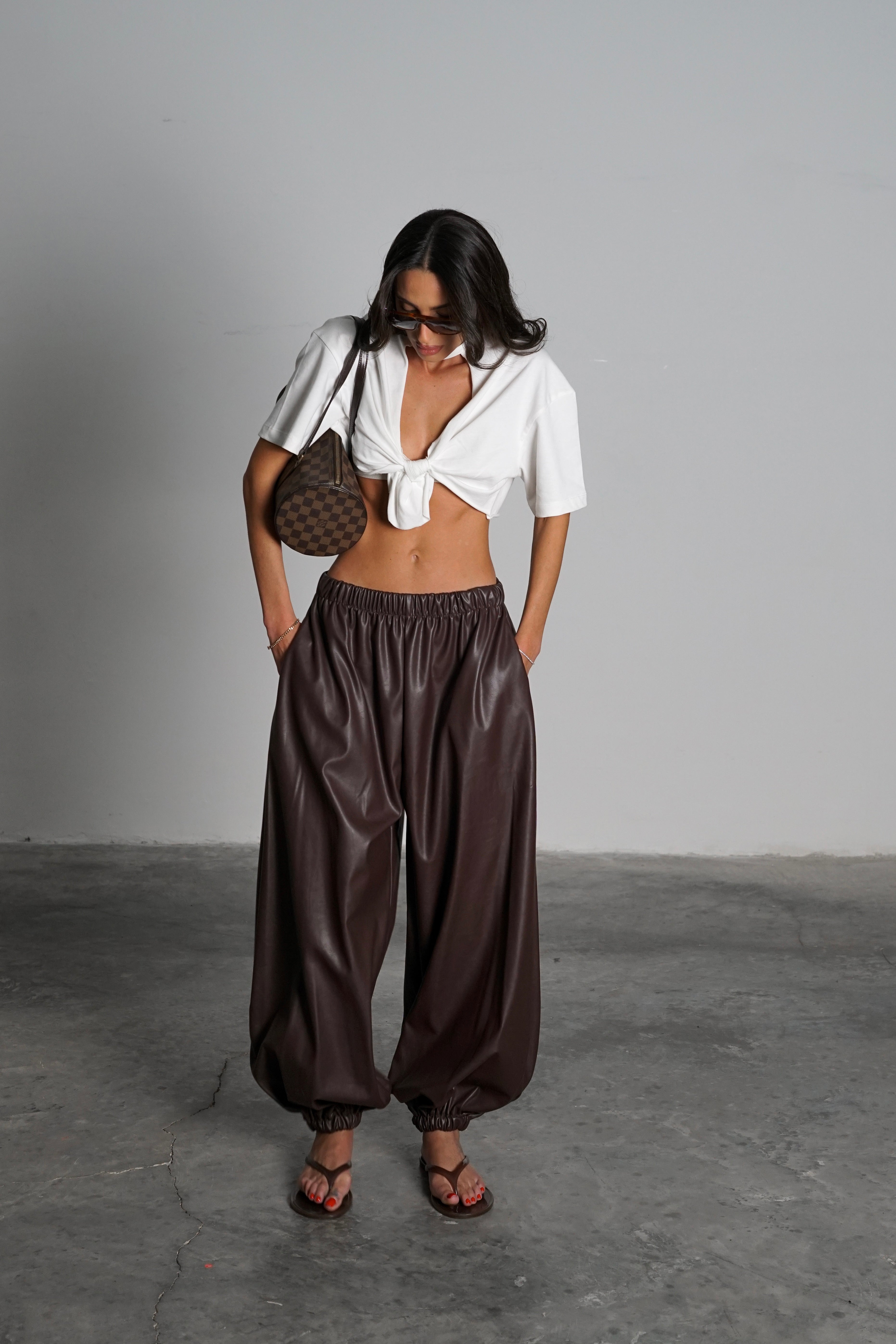 מכנסי בירבן-חום