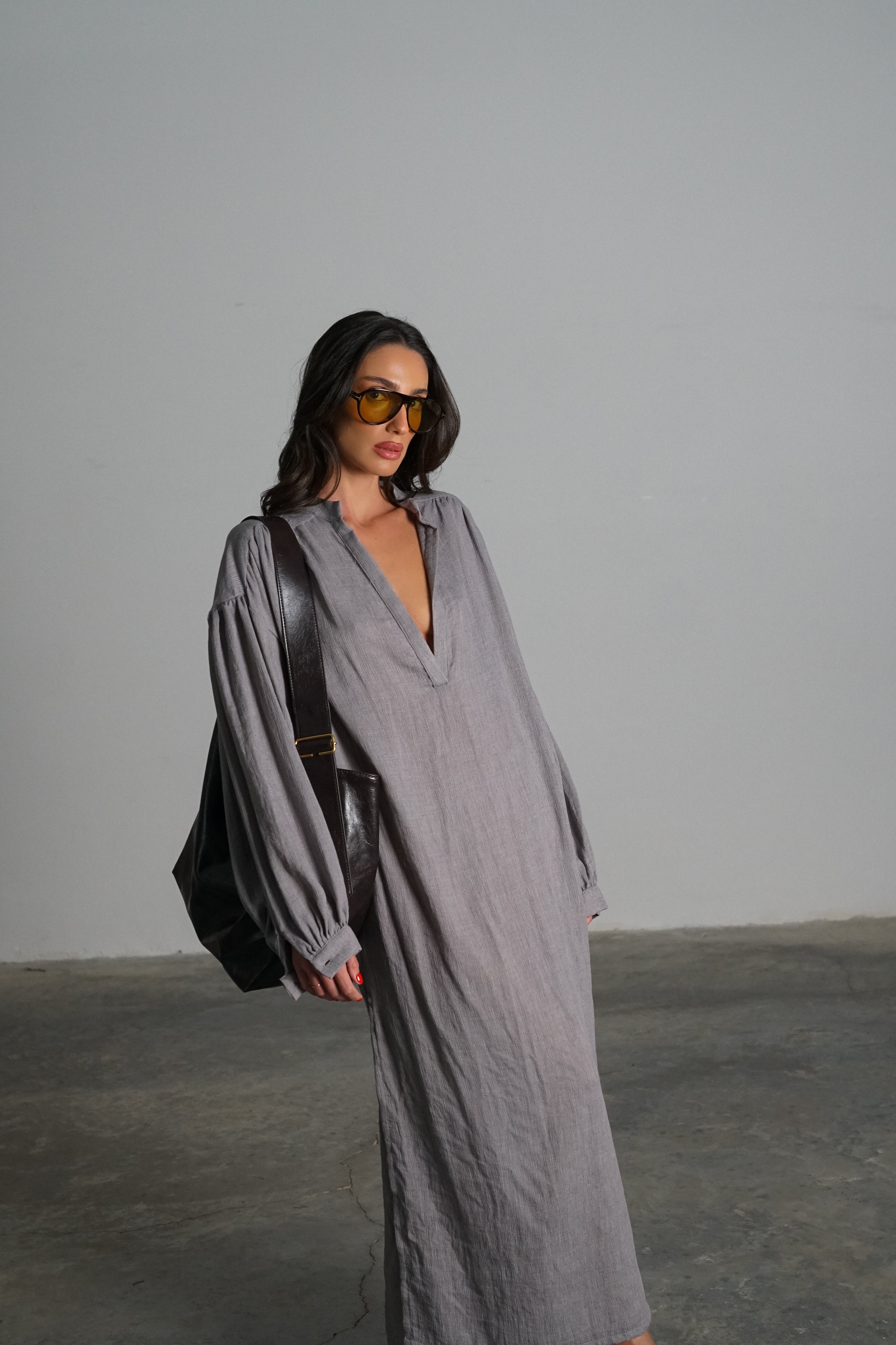 גלביית פררו-אפור