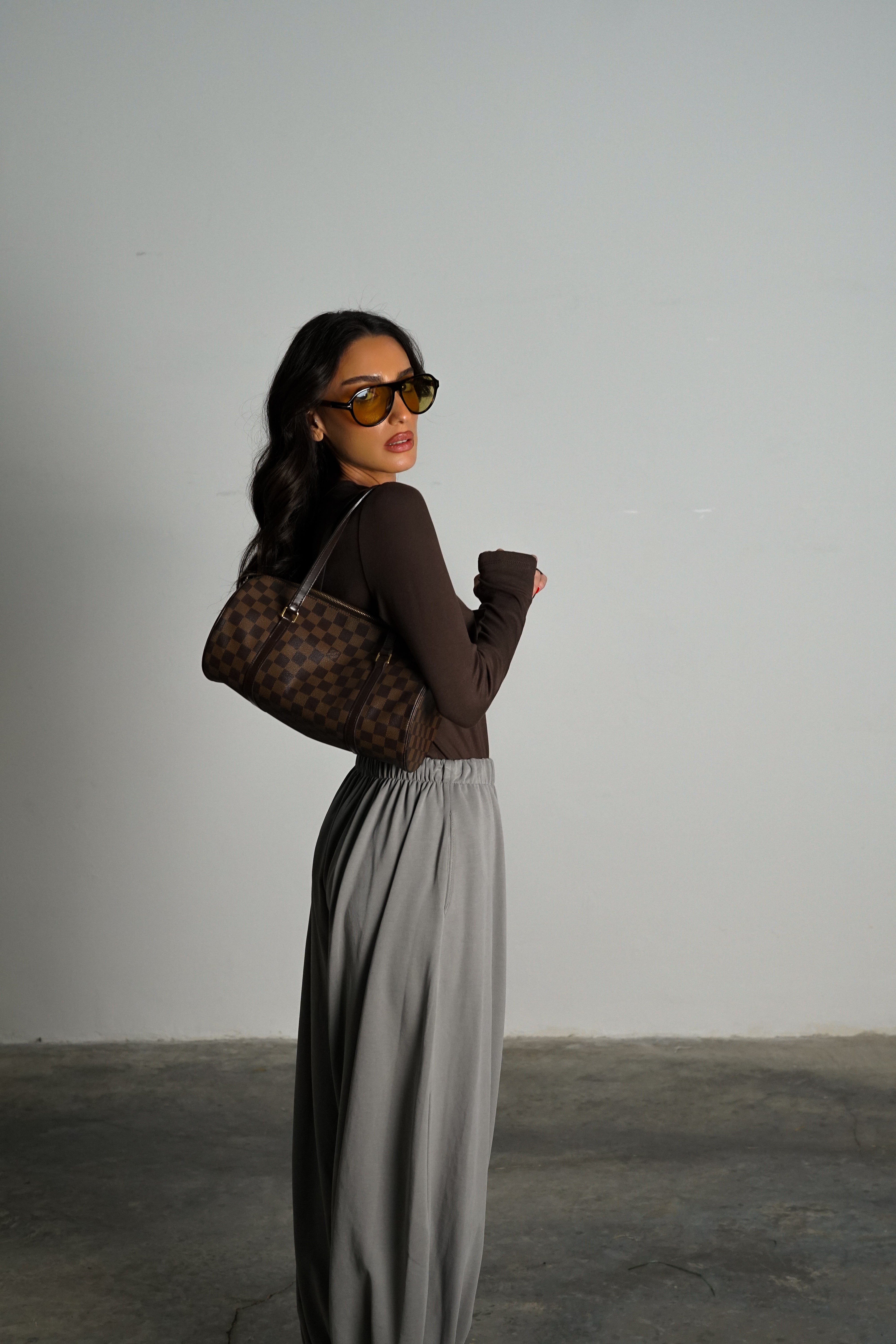 חולצת רייס-חום