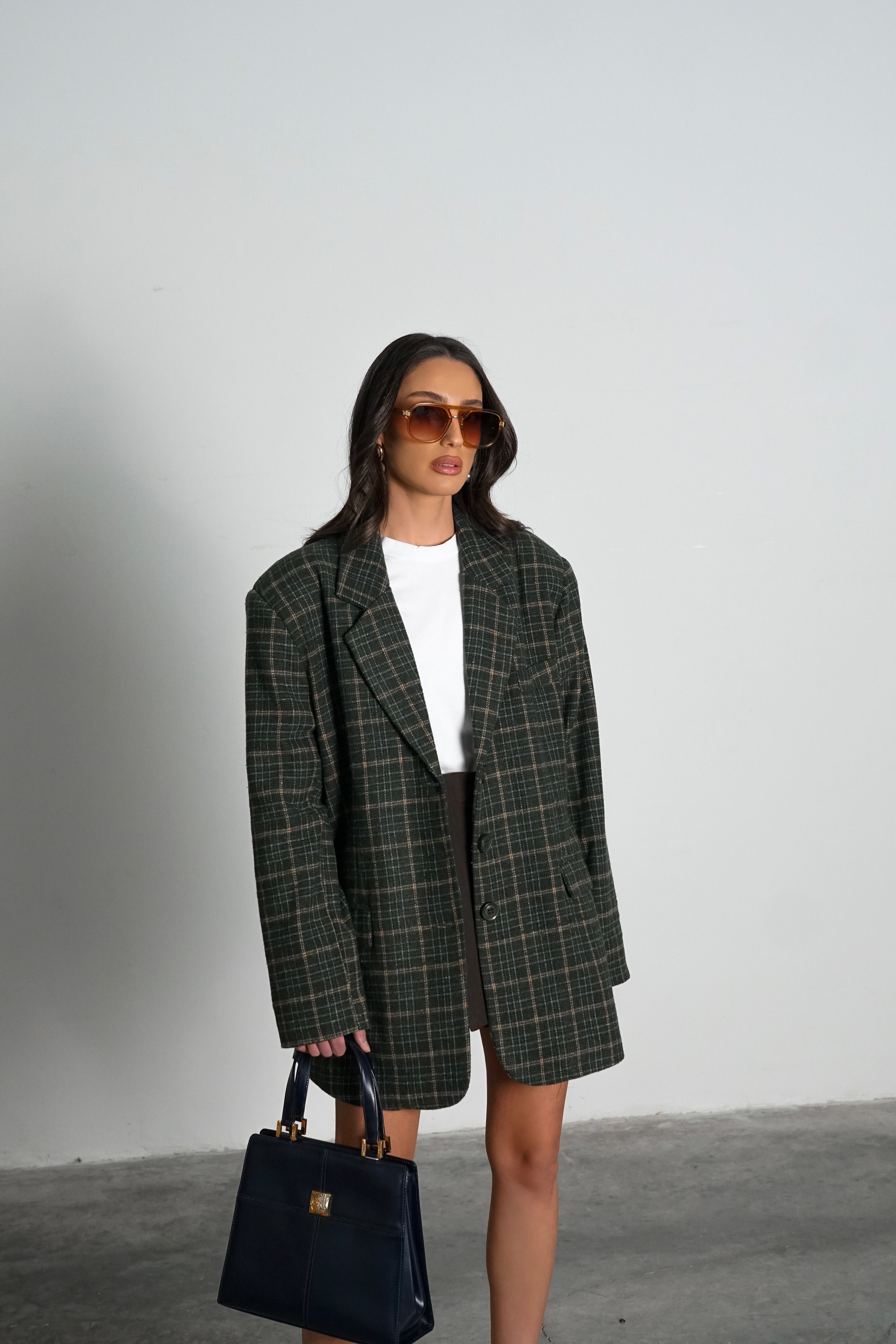 ג'קט קורט-ירוק