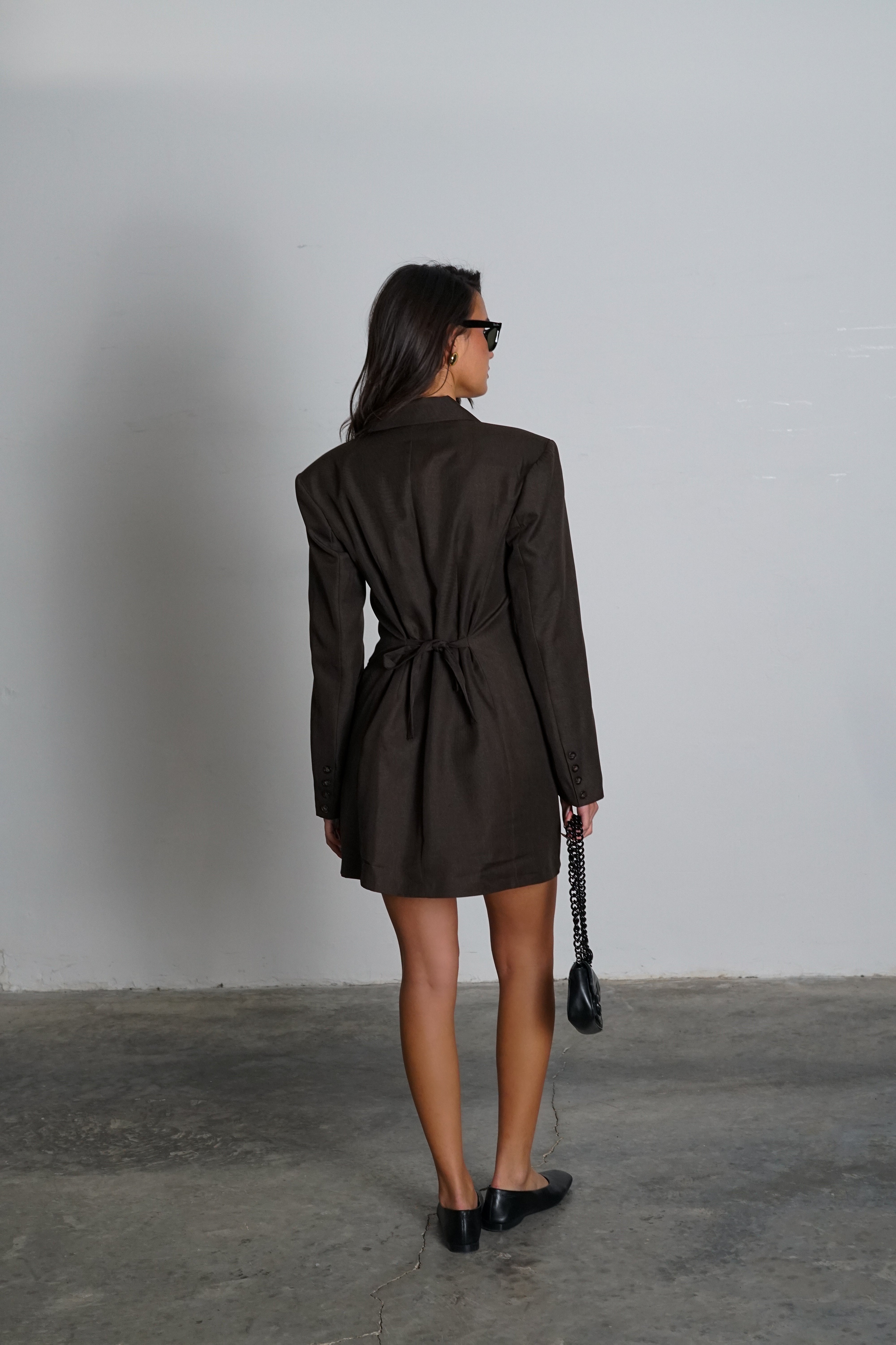 שמלת טוקסי-חום