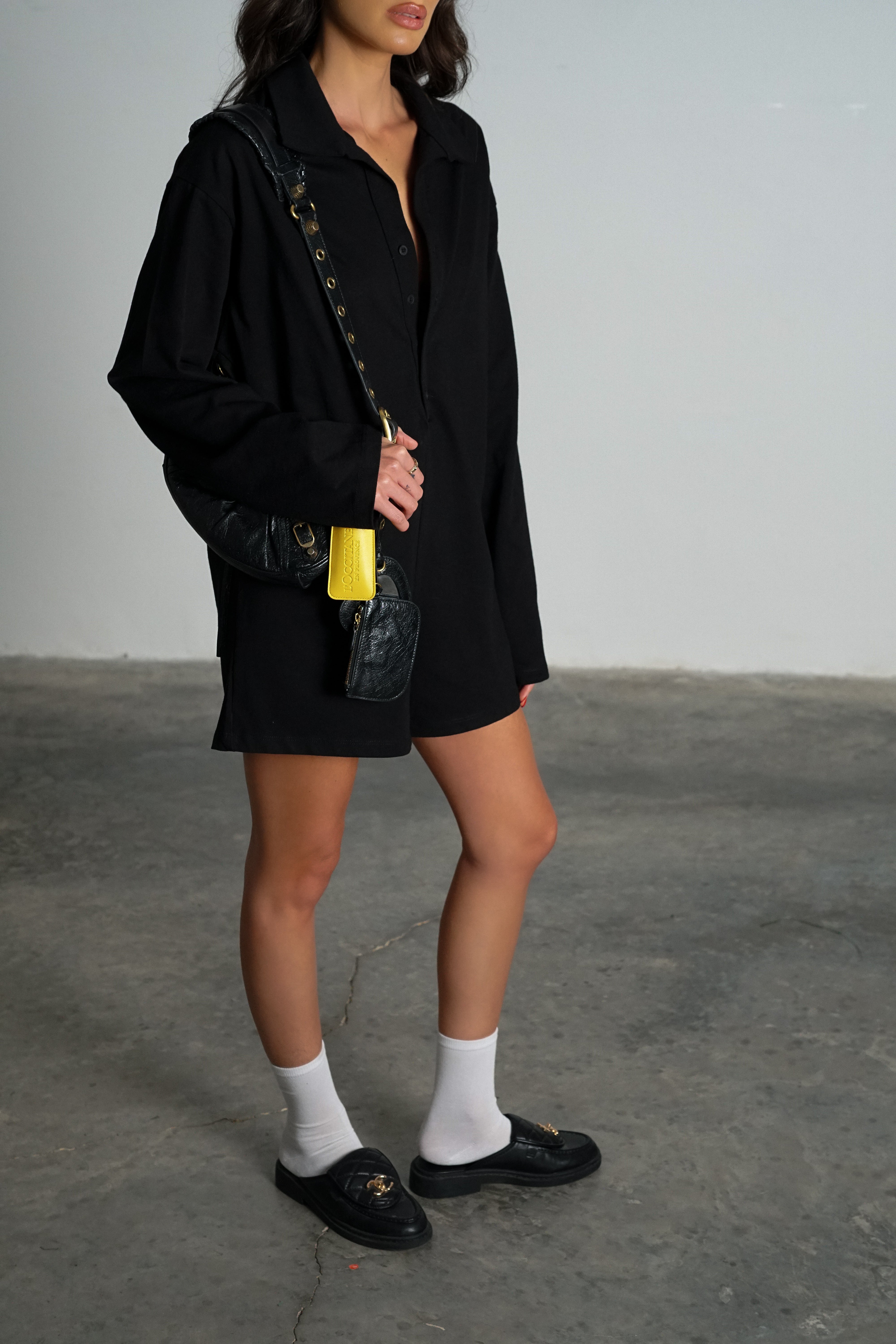 אוברול ריטמי-שחור