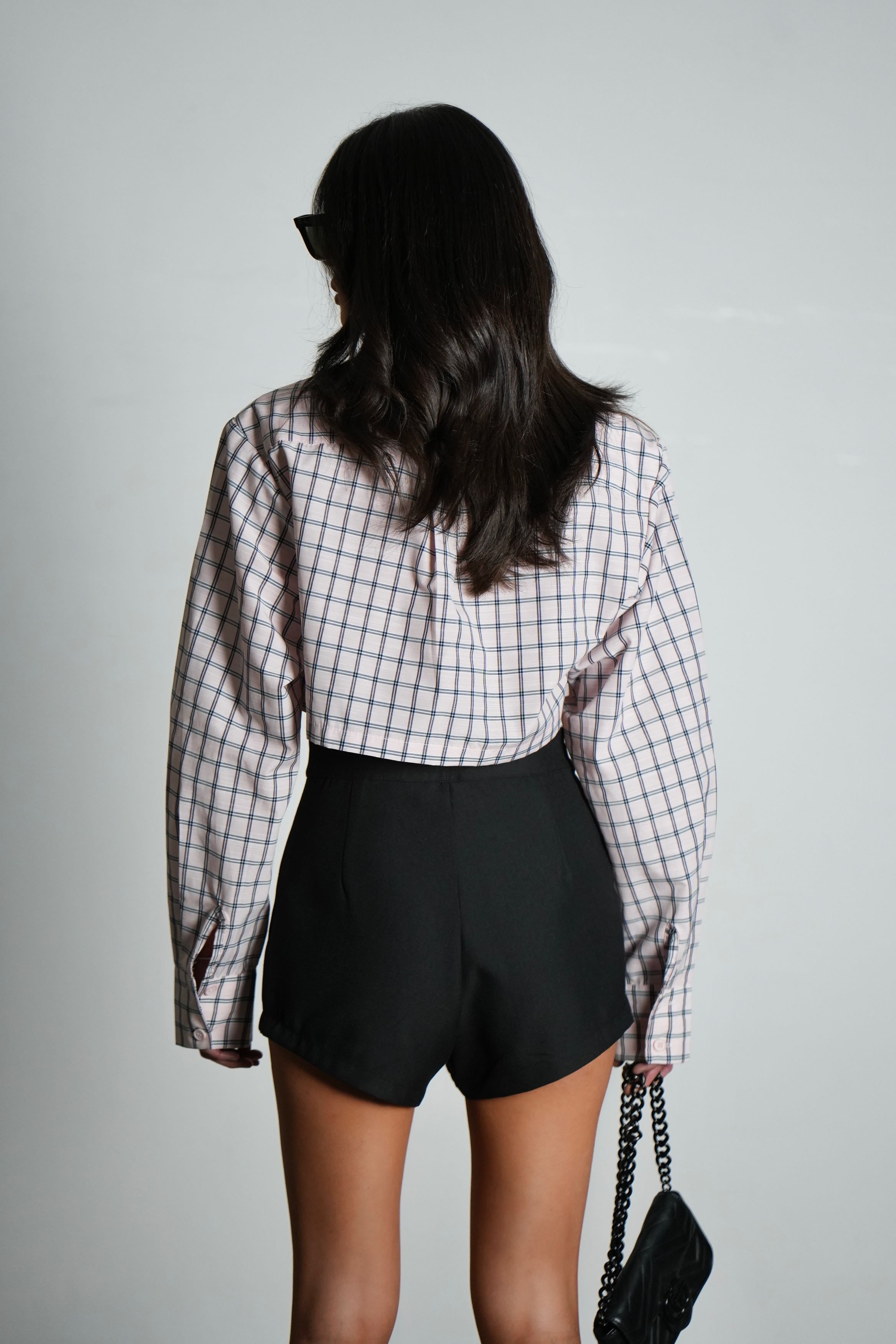 חולצת סטריפ-ורוד