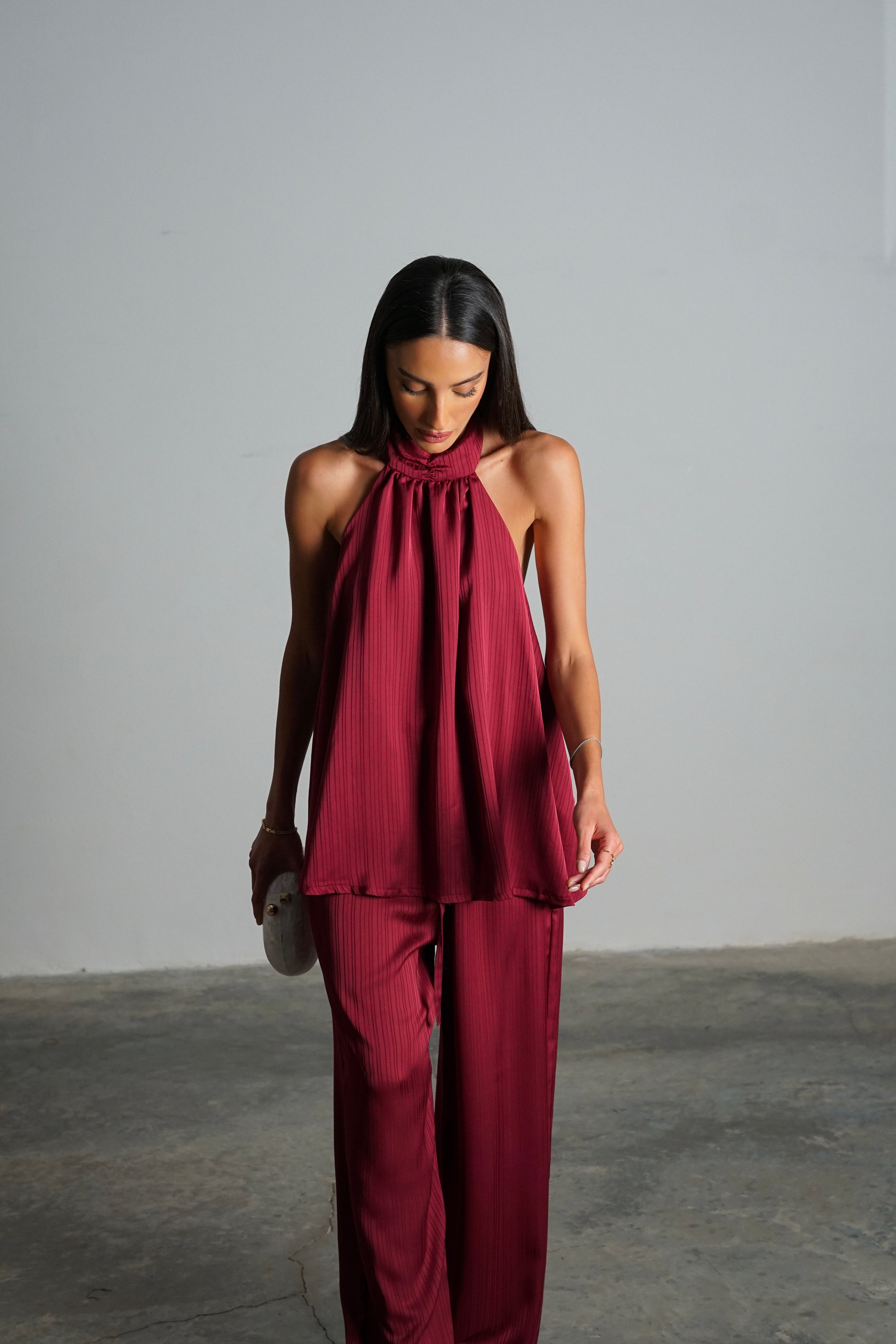 חליפת מקיאטו-בורדו