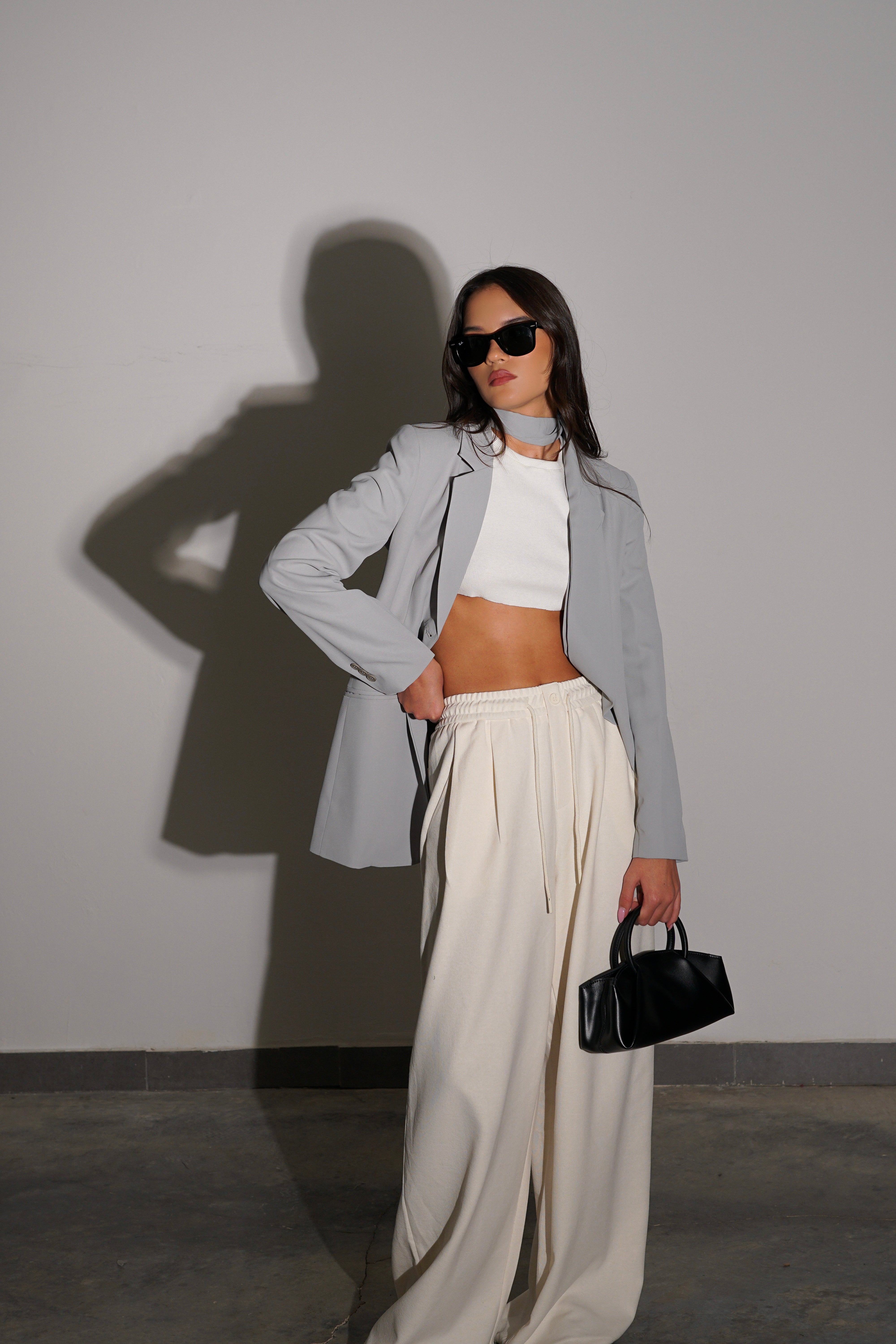 ג'קט לומין-אפור