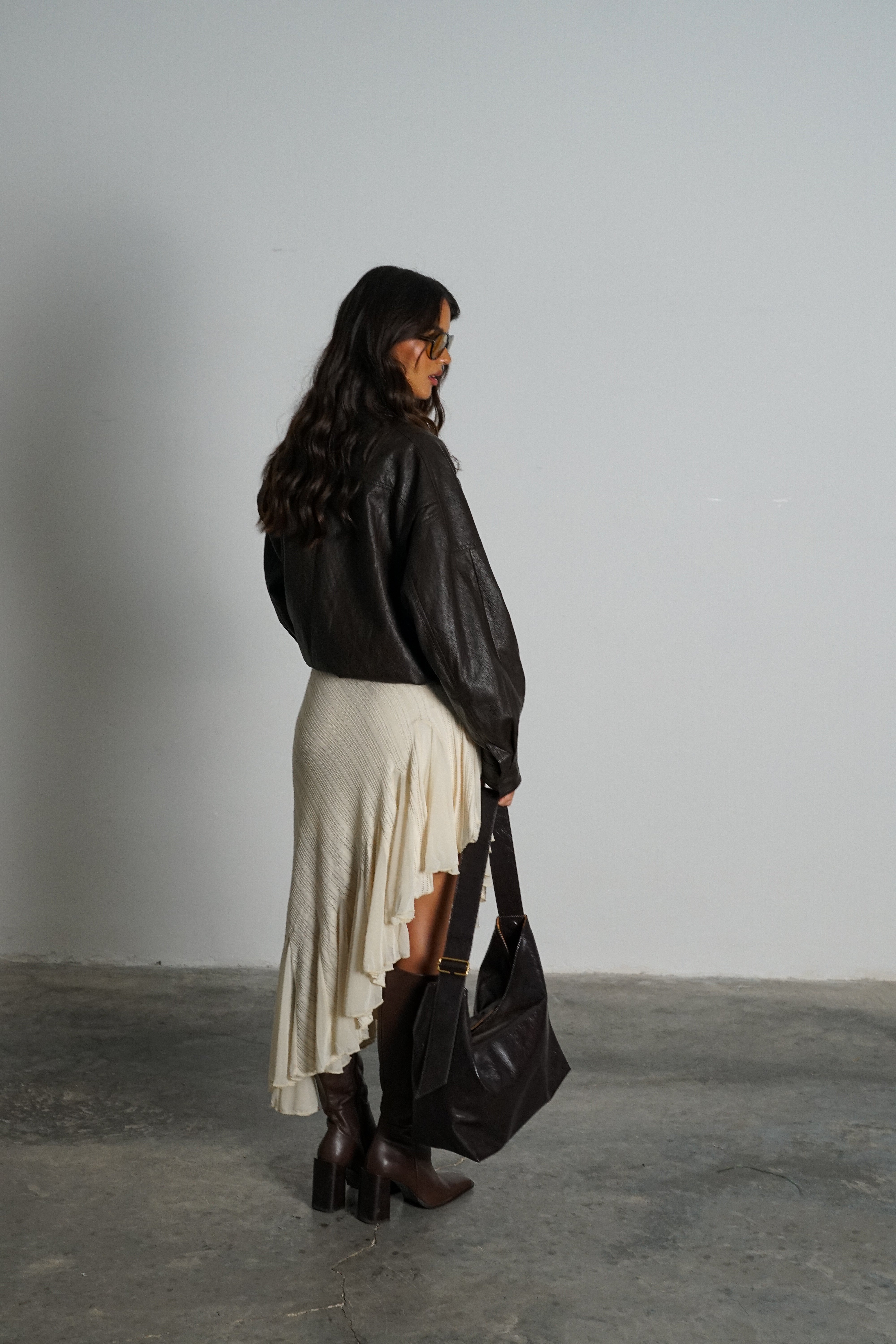 חצאית דנזי-שמנת