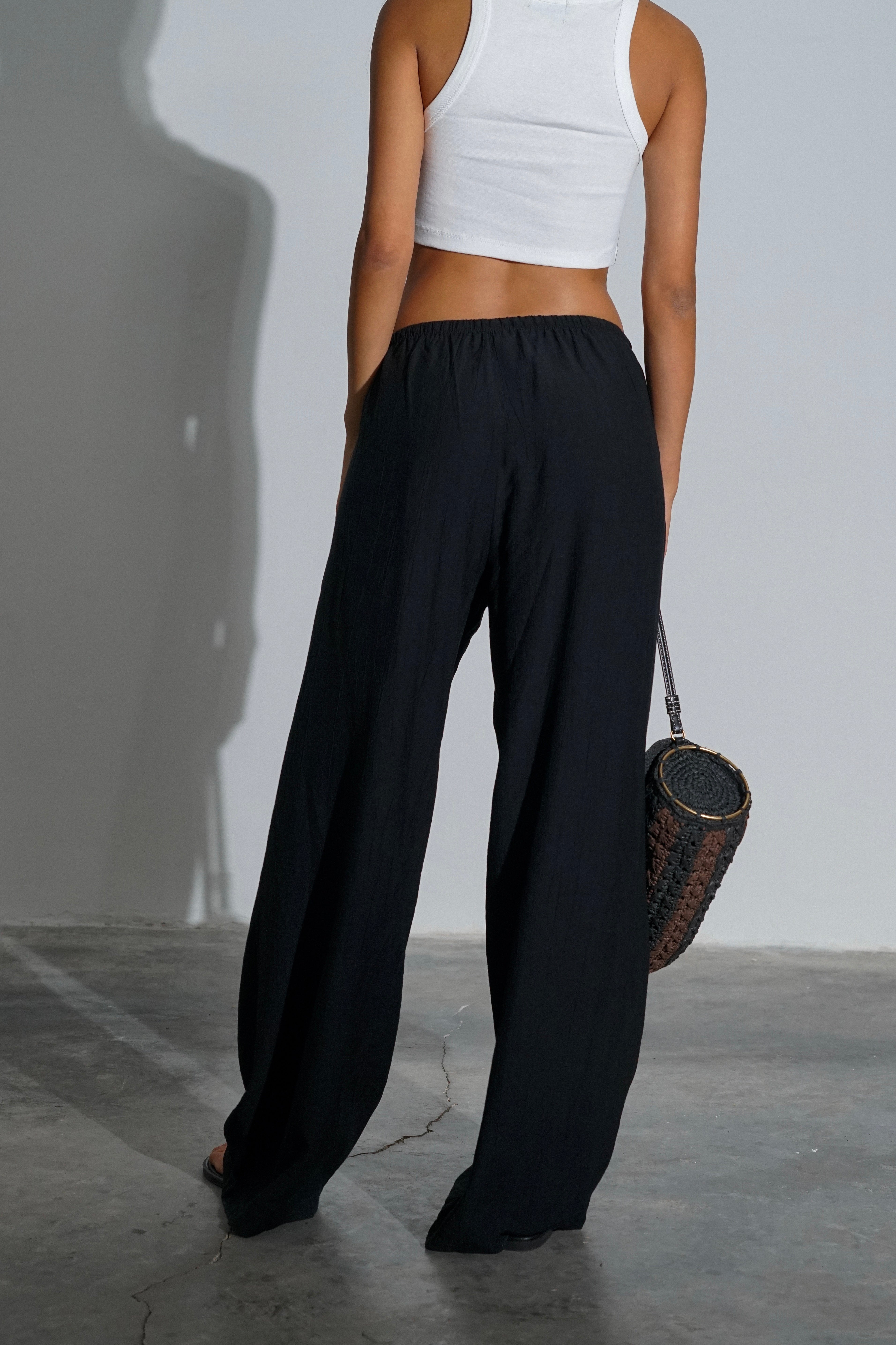 מכנסי אלכסה-שחור