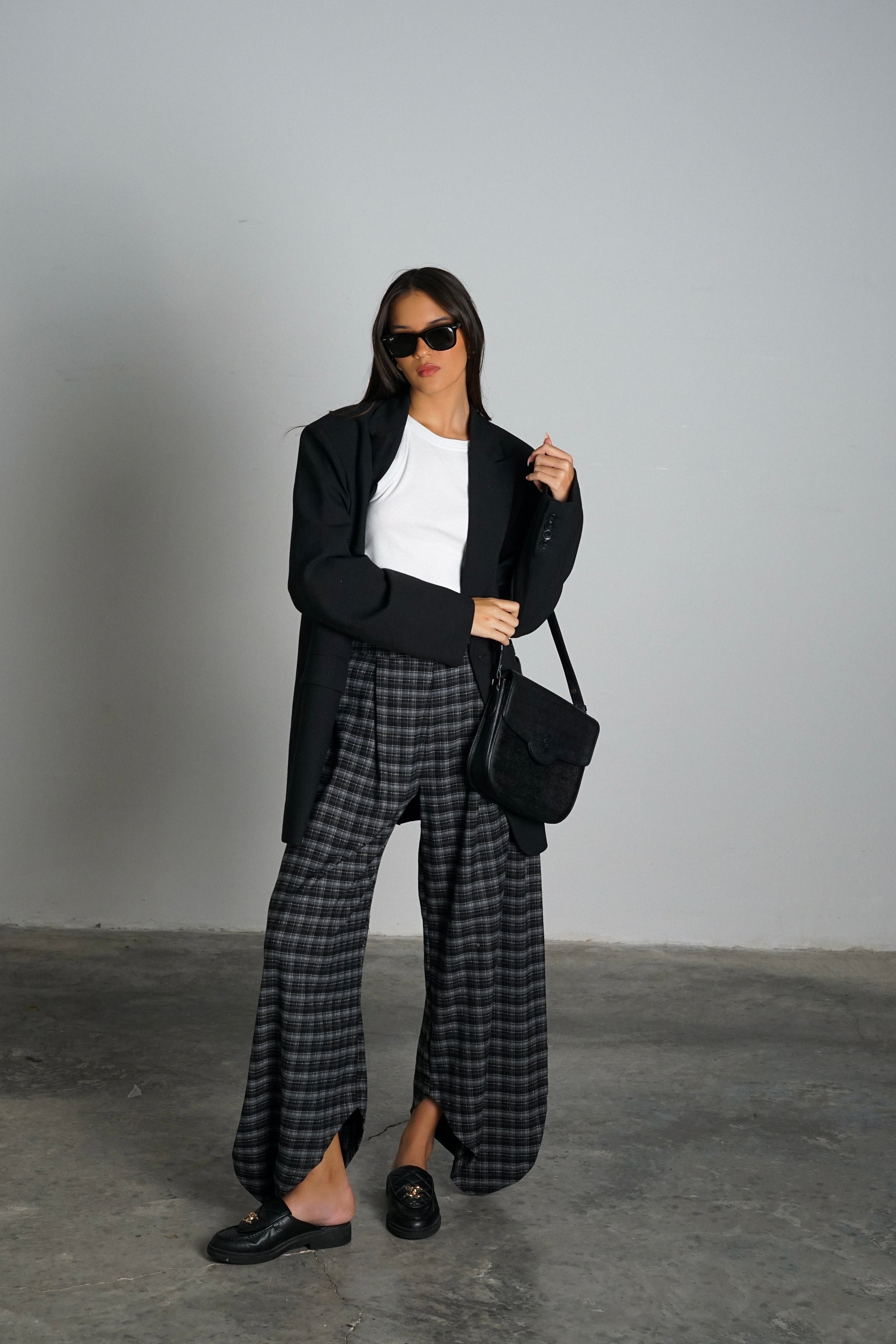 מכנסי אייזיק-שחור