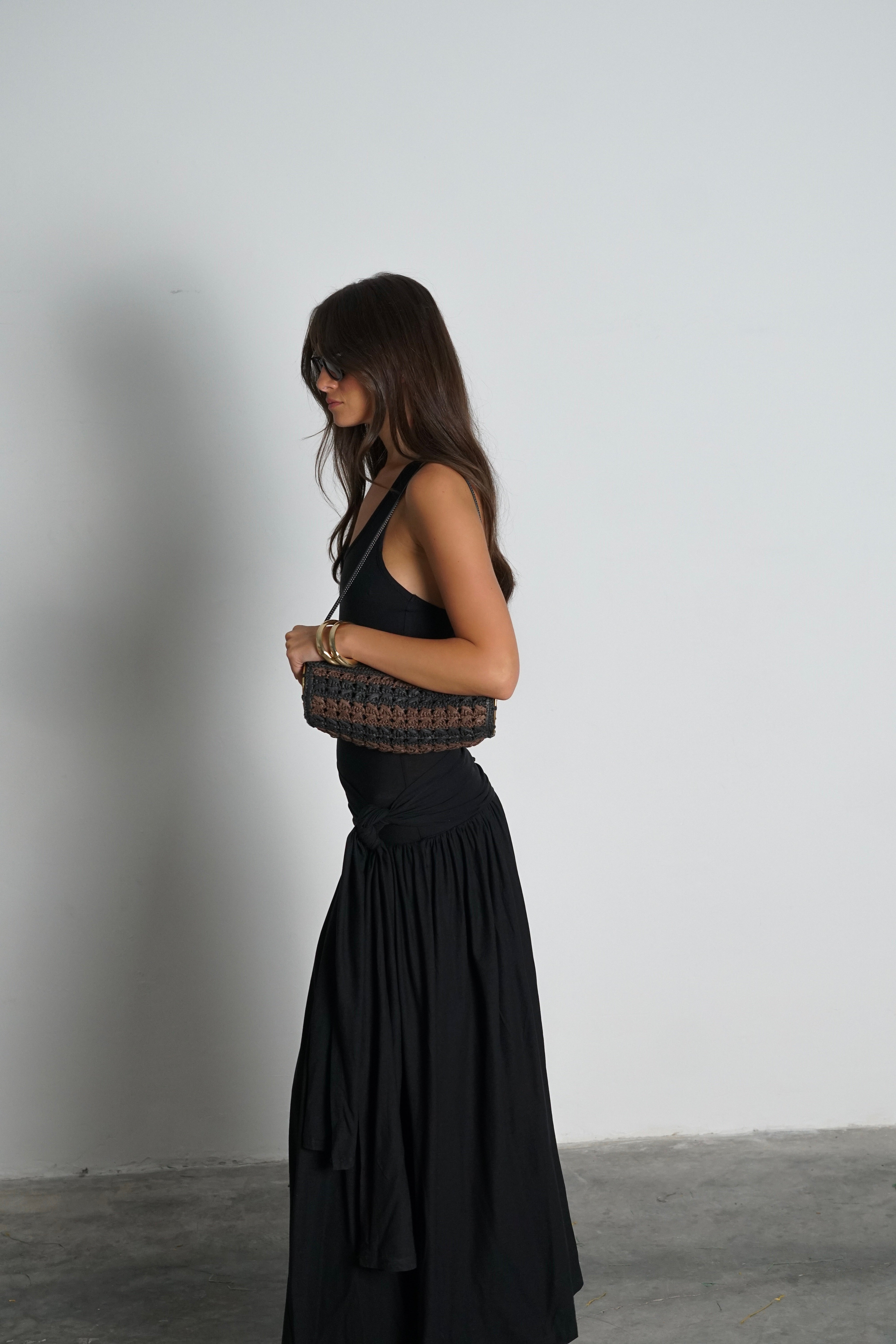 שמלת מליסה-שחור