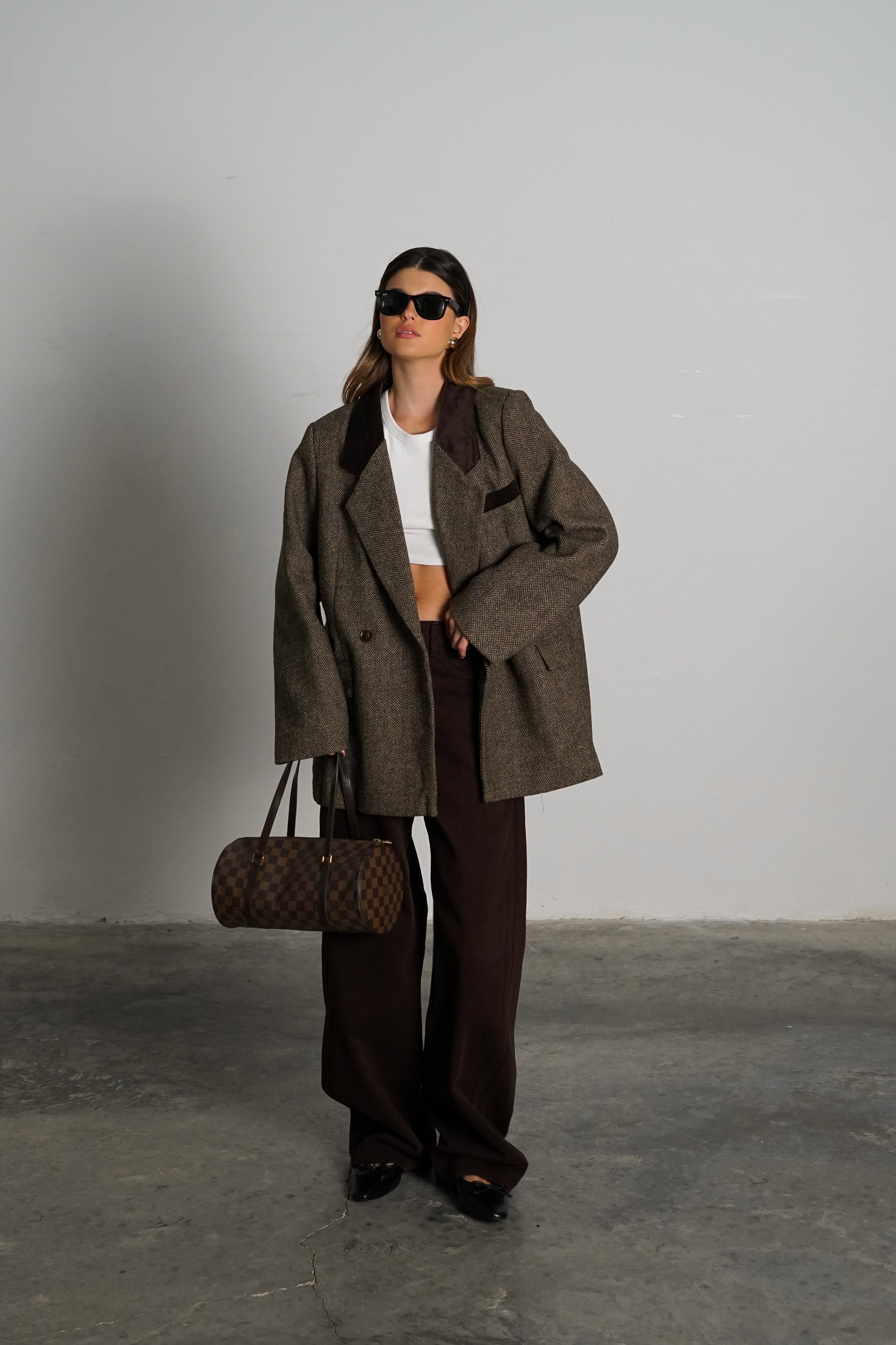 ג'קט סאנטל-חום