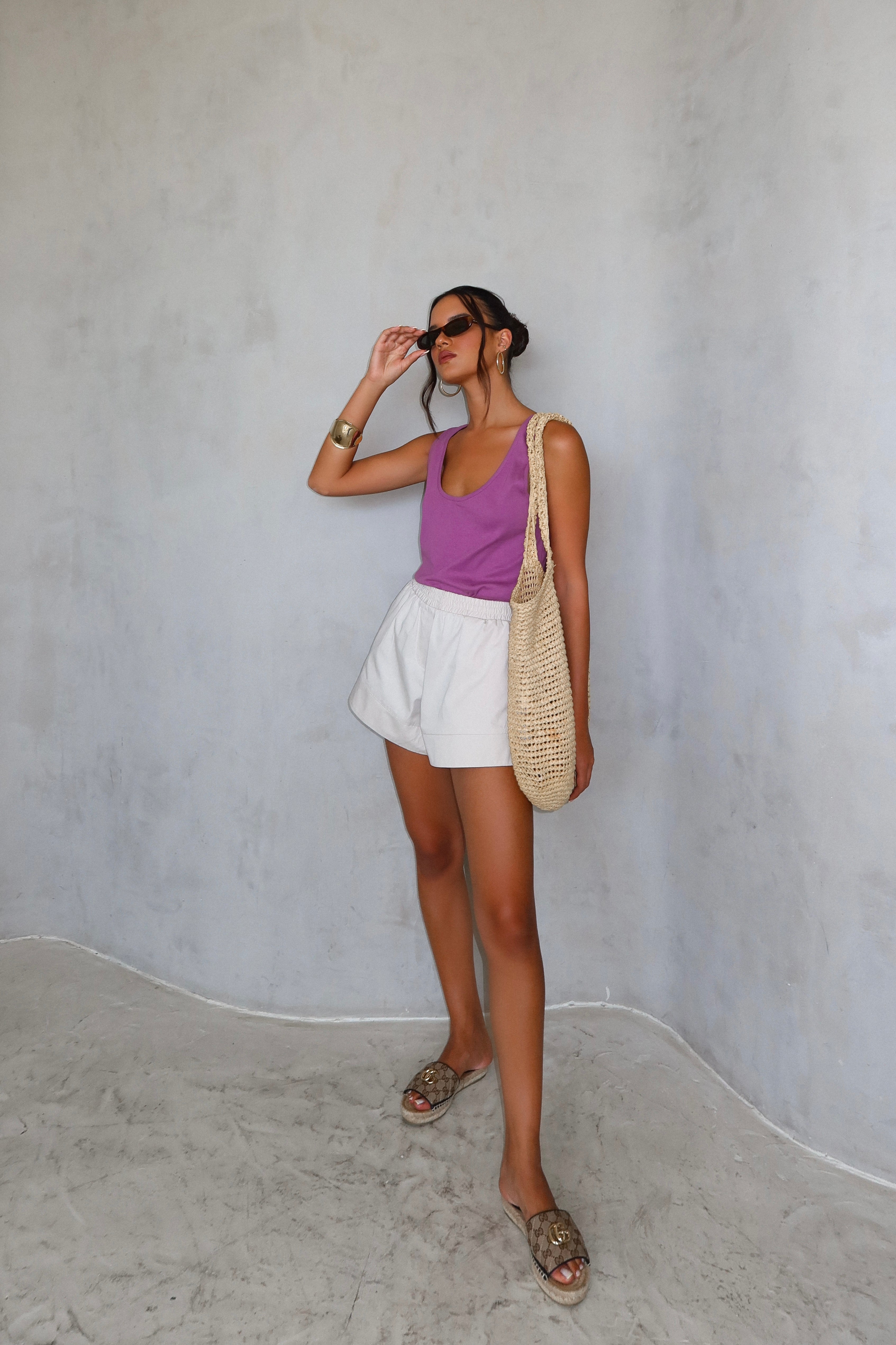 גופיית לאקסי-סגול ארגמן