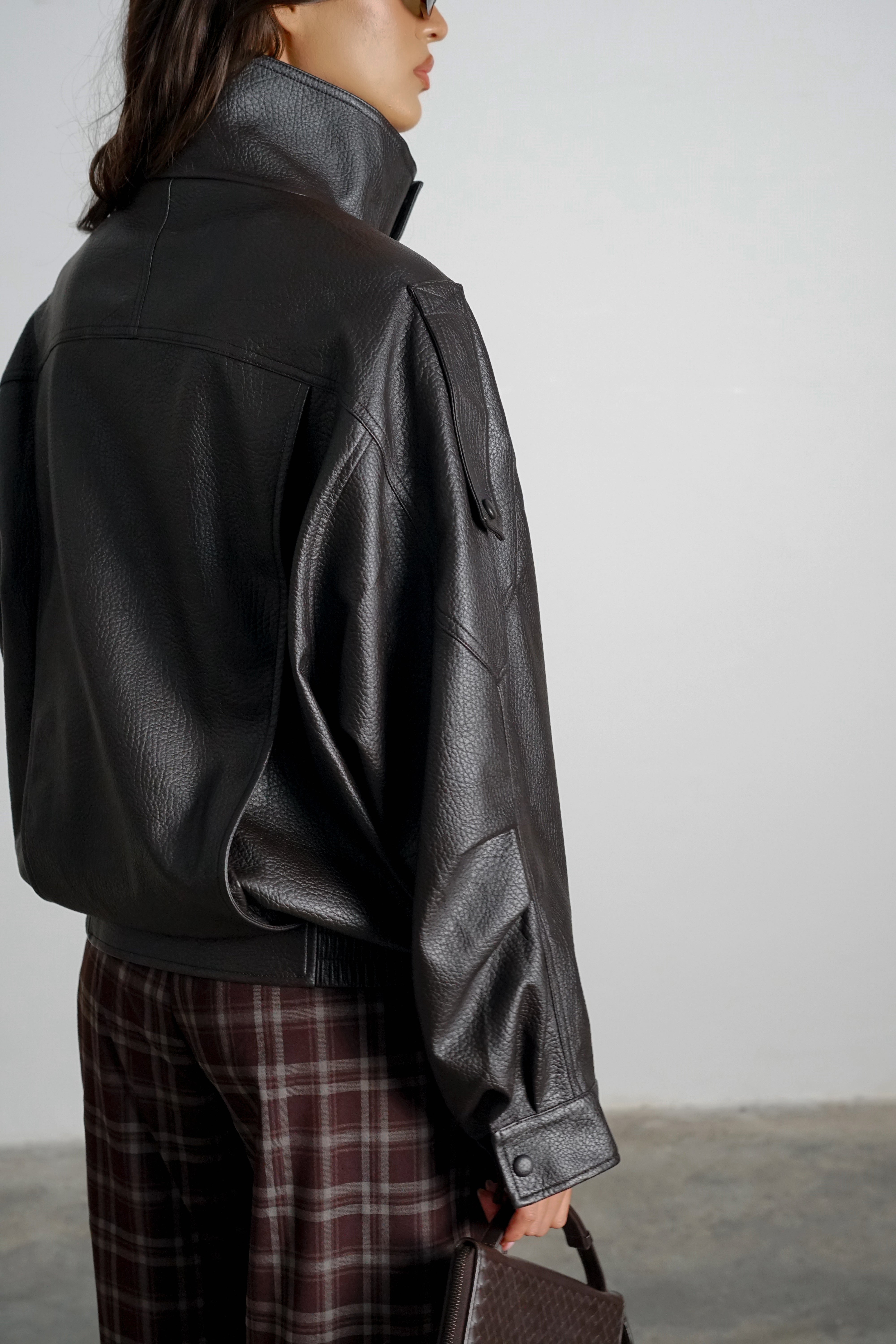 ג'קט מרלין-חום שוקולד