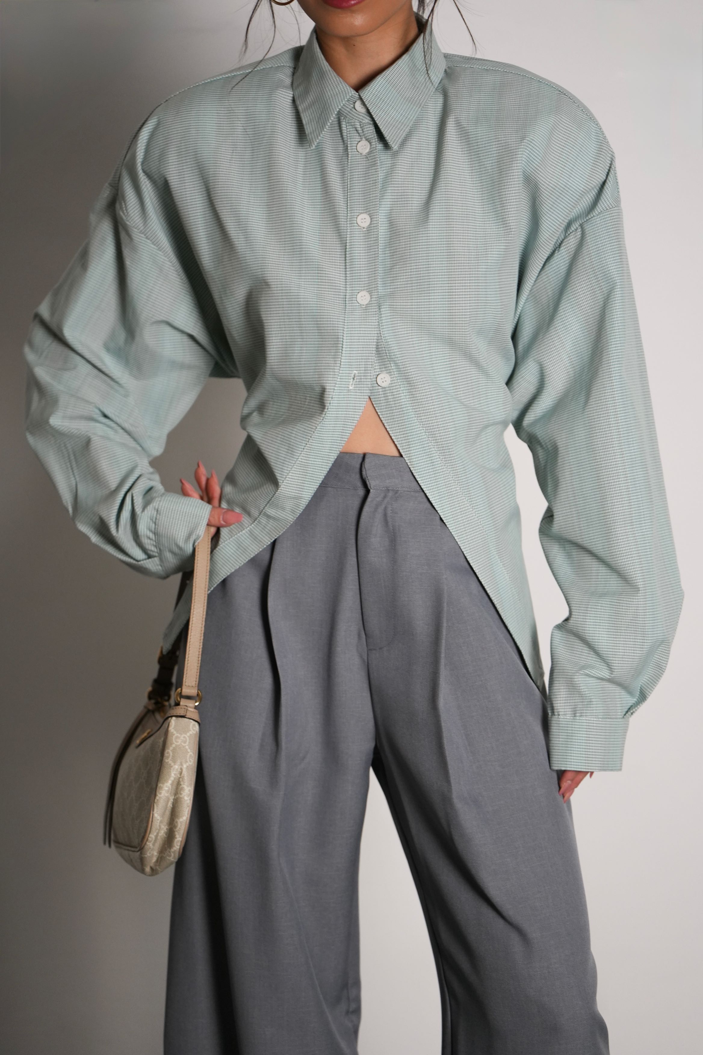 חולצת סילברה-ירוק בהיר