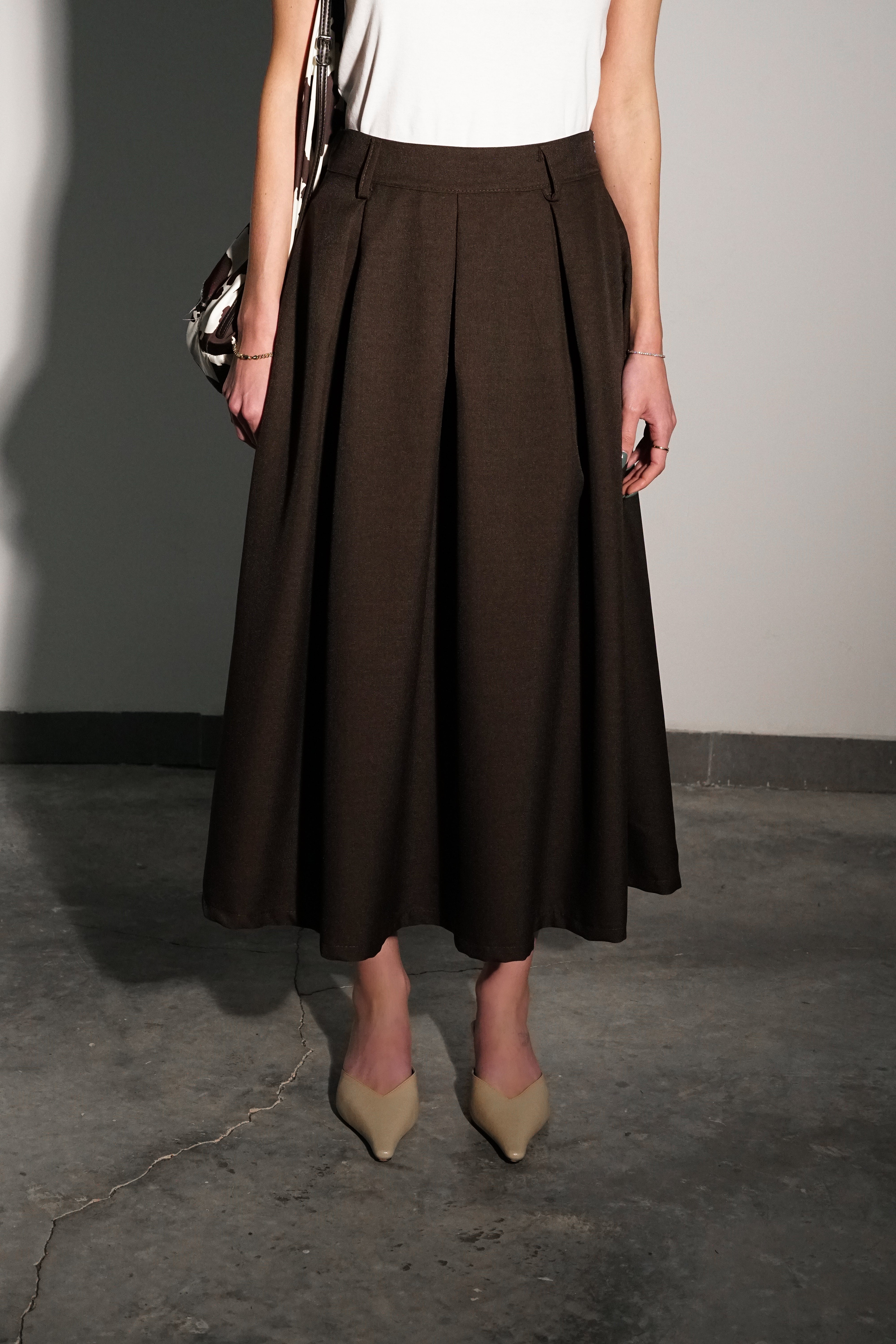 חצאית גרייס-חום