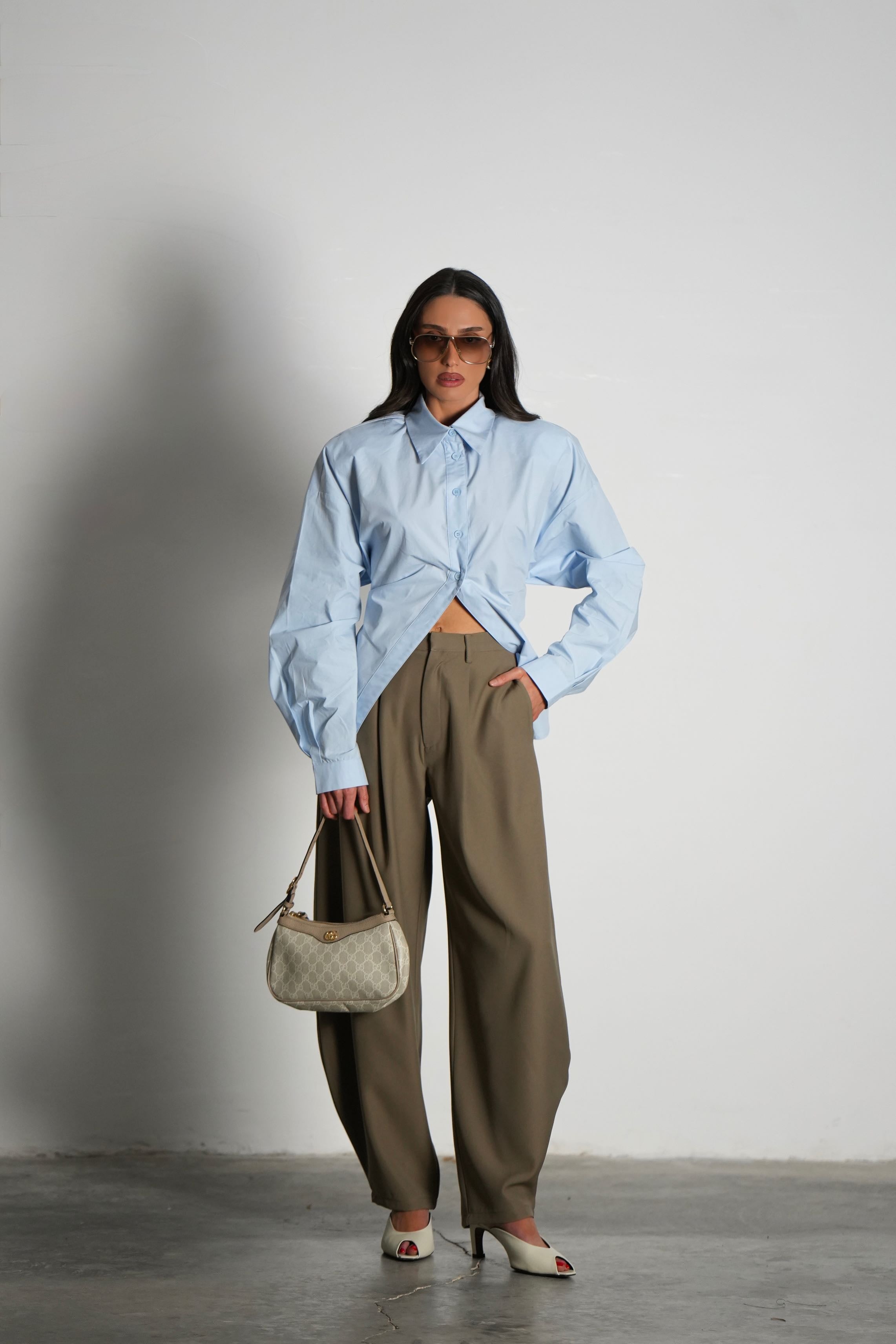 חולצת פיארה-תכלת