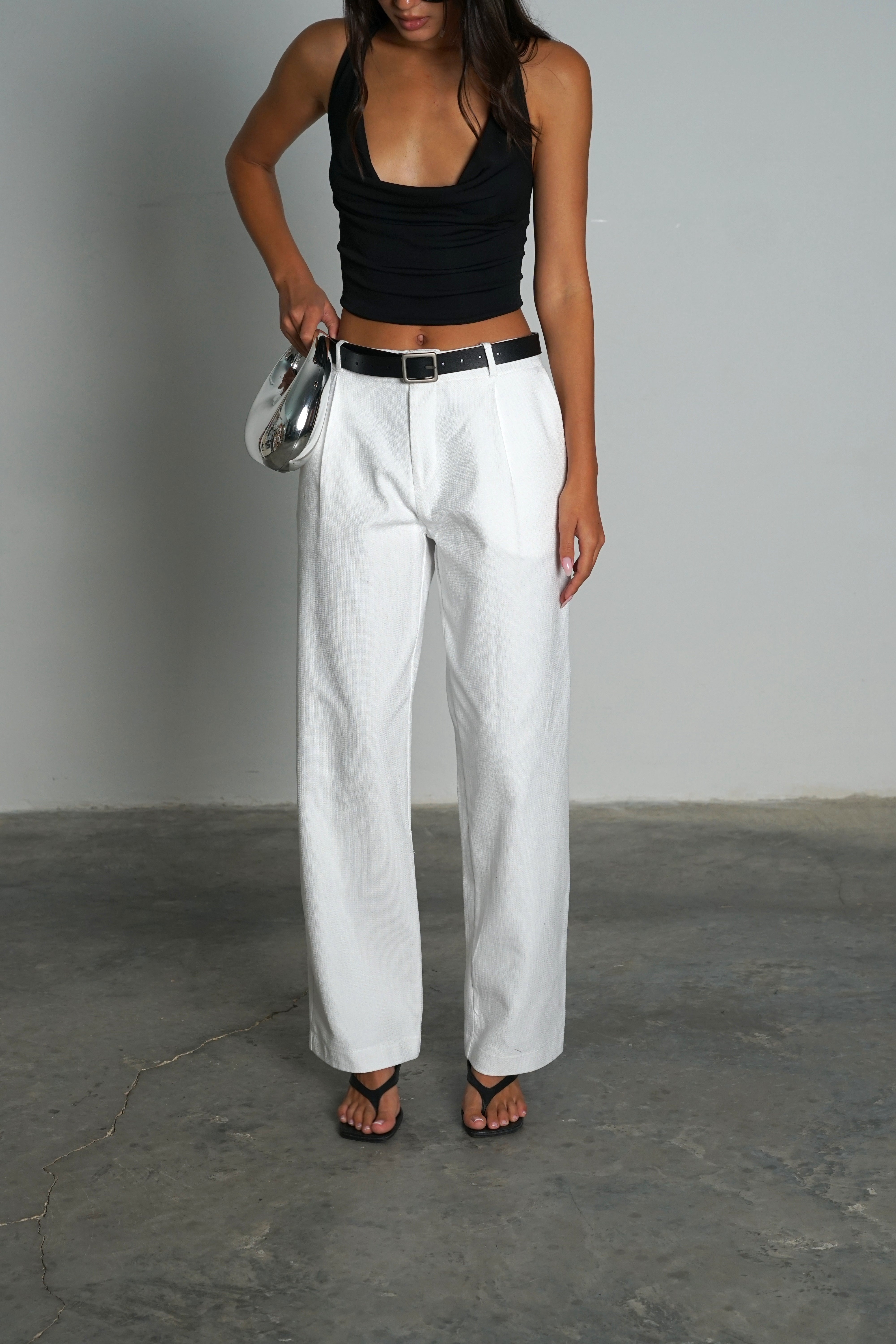 מכנסי דאסי-לבן