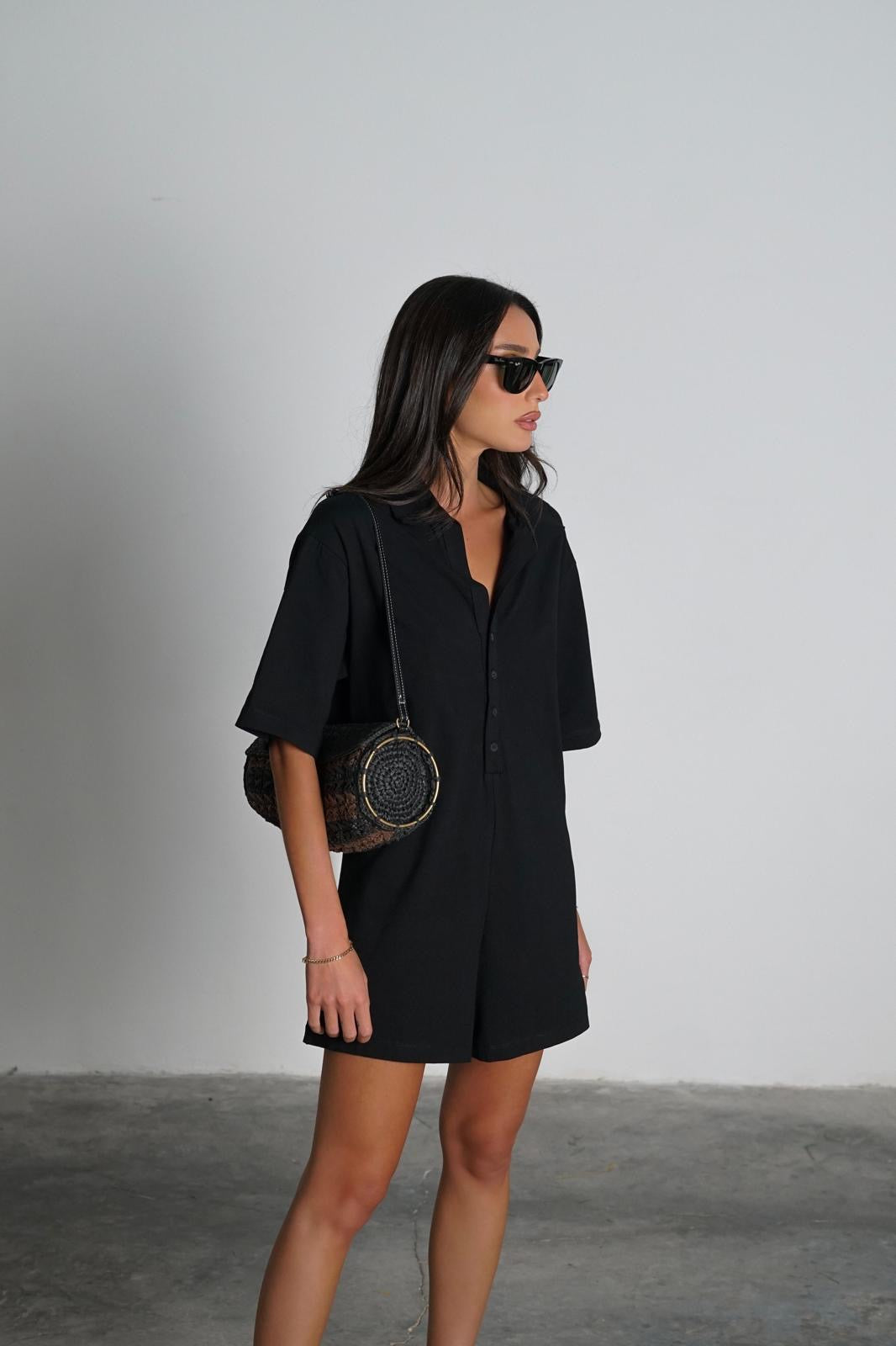 אוברול מוזס-שחור