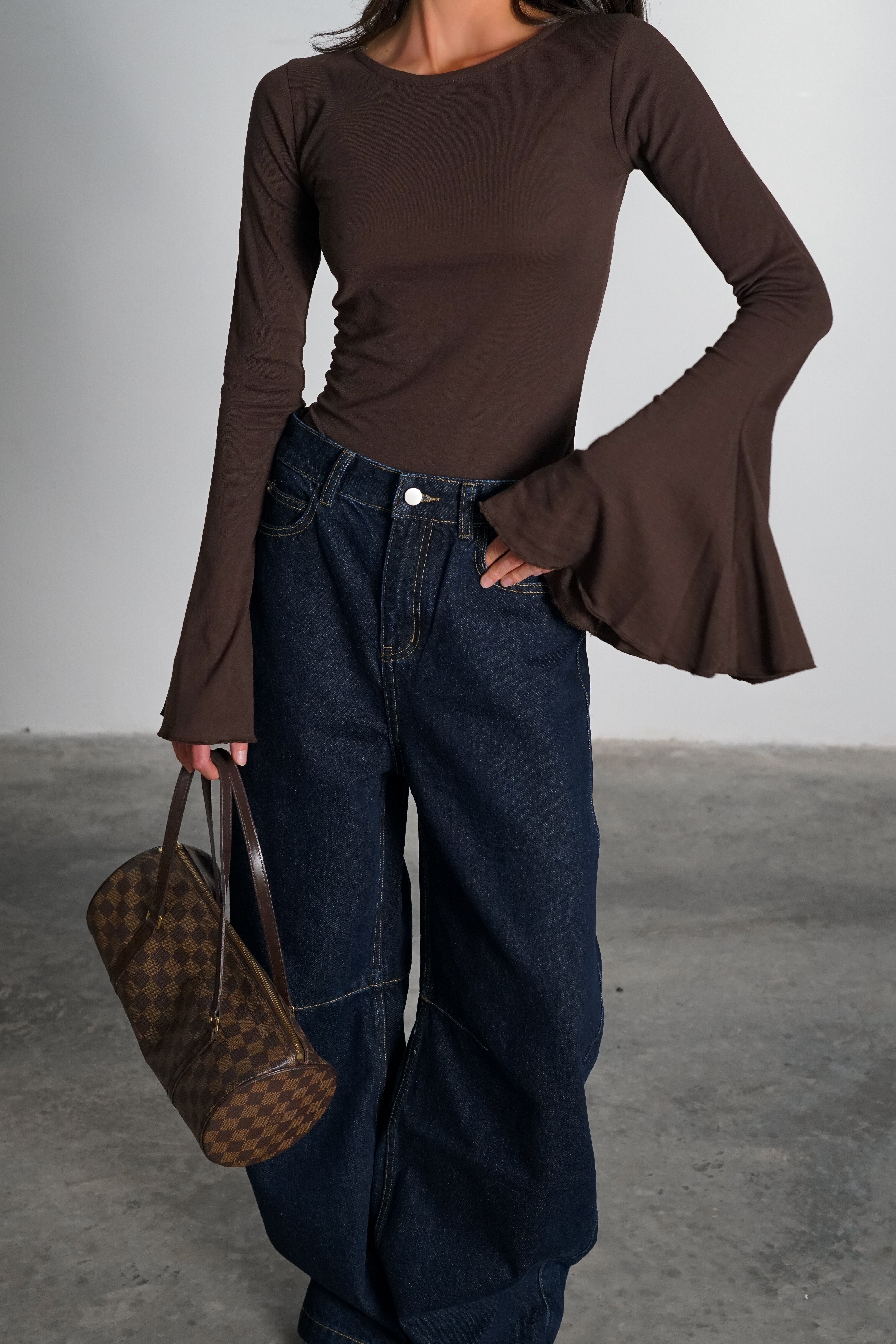 חולצת ווילט-חום