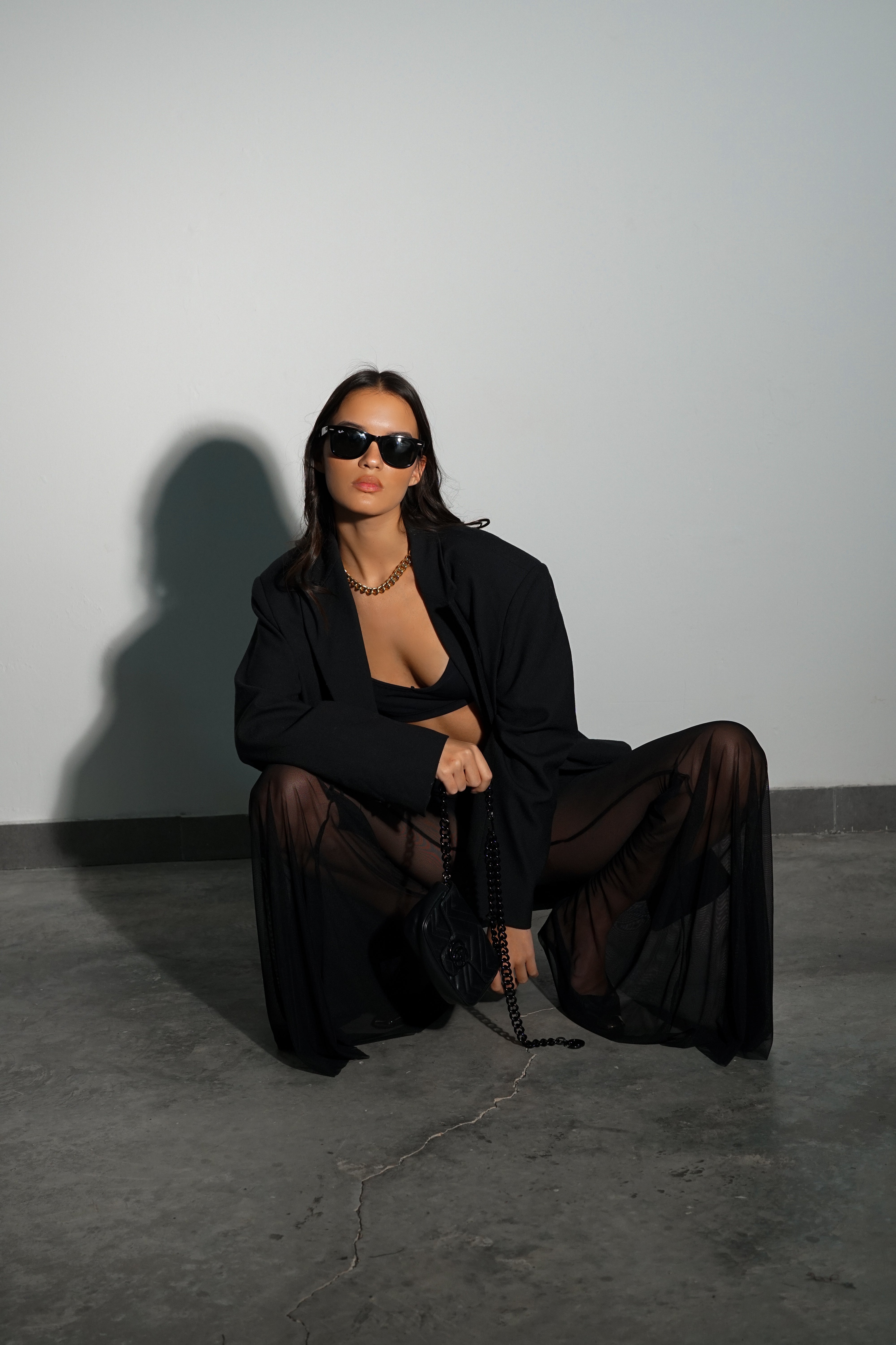 מכנסי קרלוס-שחור