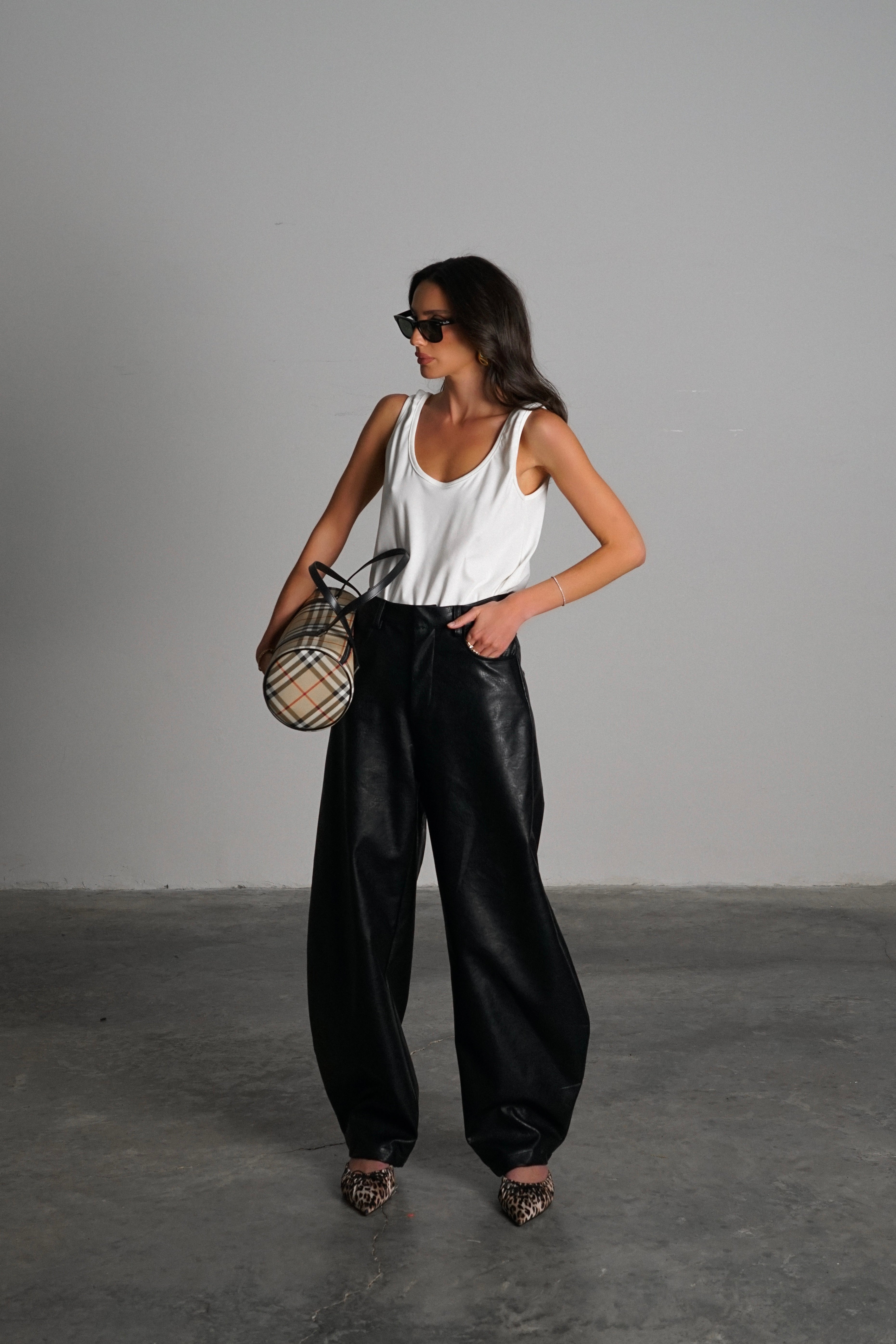 מכנסי ג'אגר-שחור