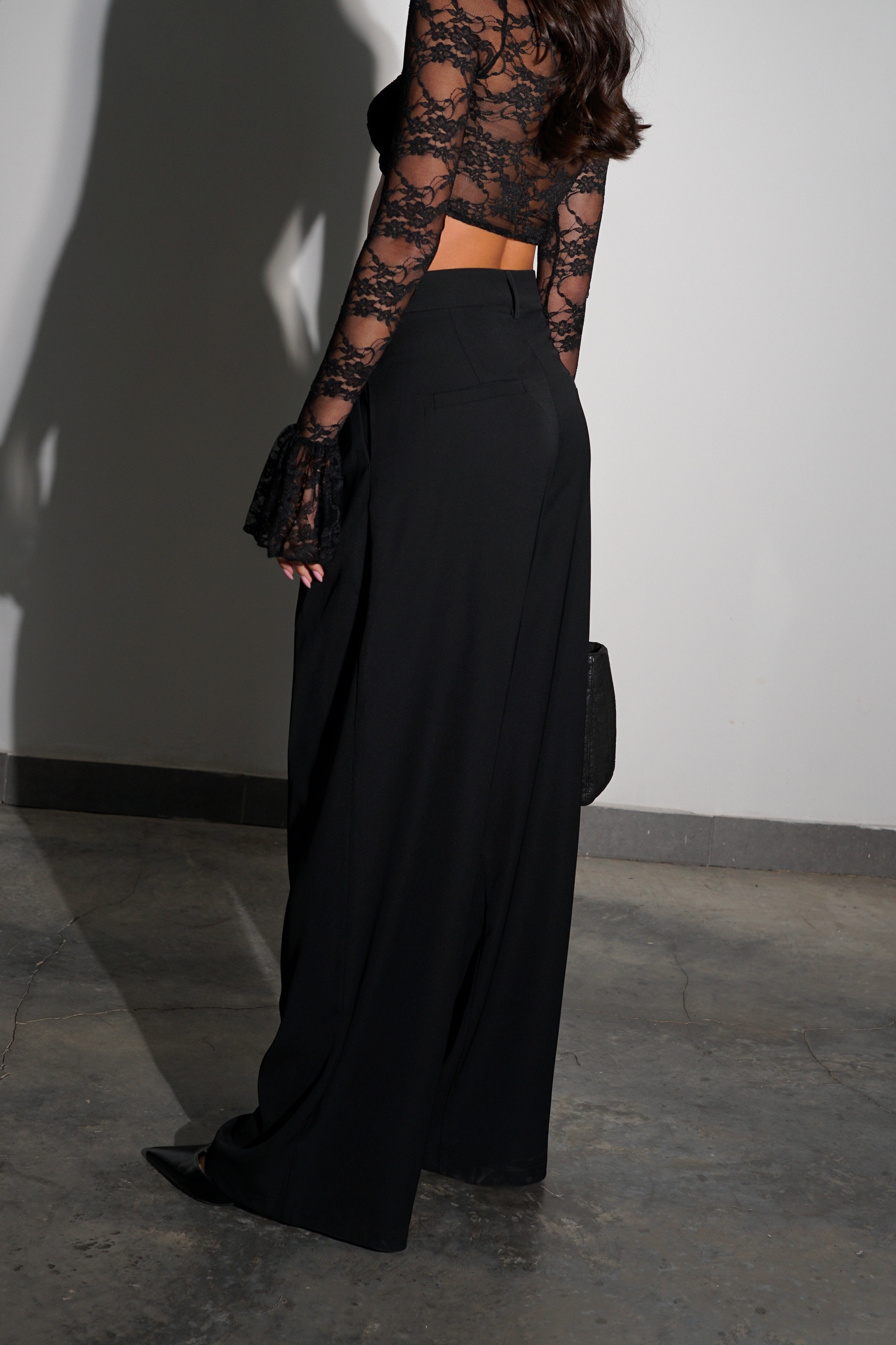 מכנסי פייטרו-שחור