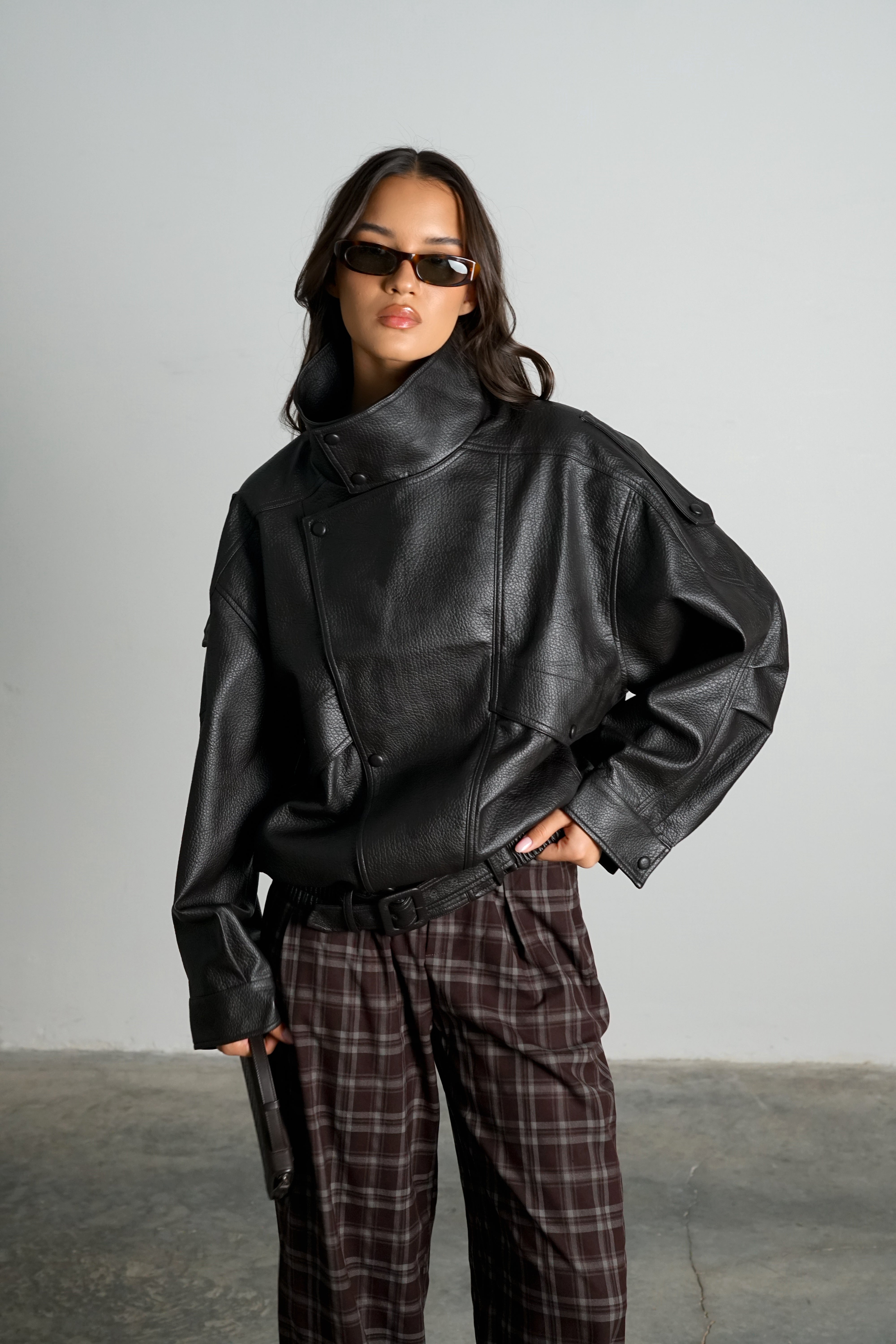 ג'קט מרלין-חום שוקולד