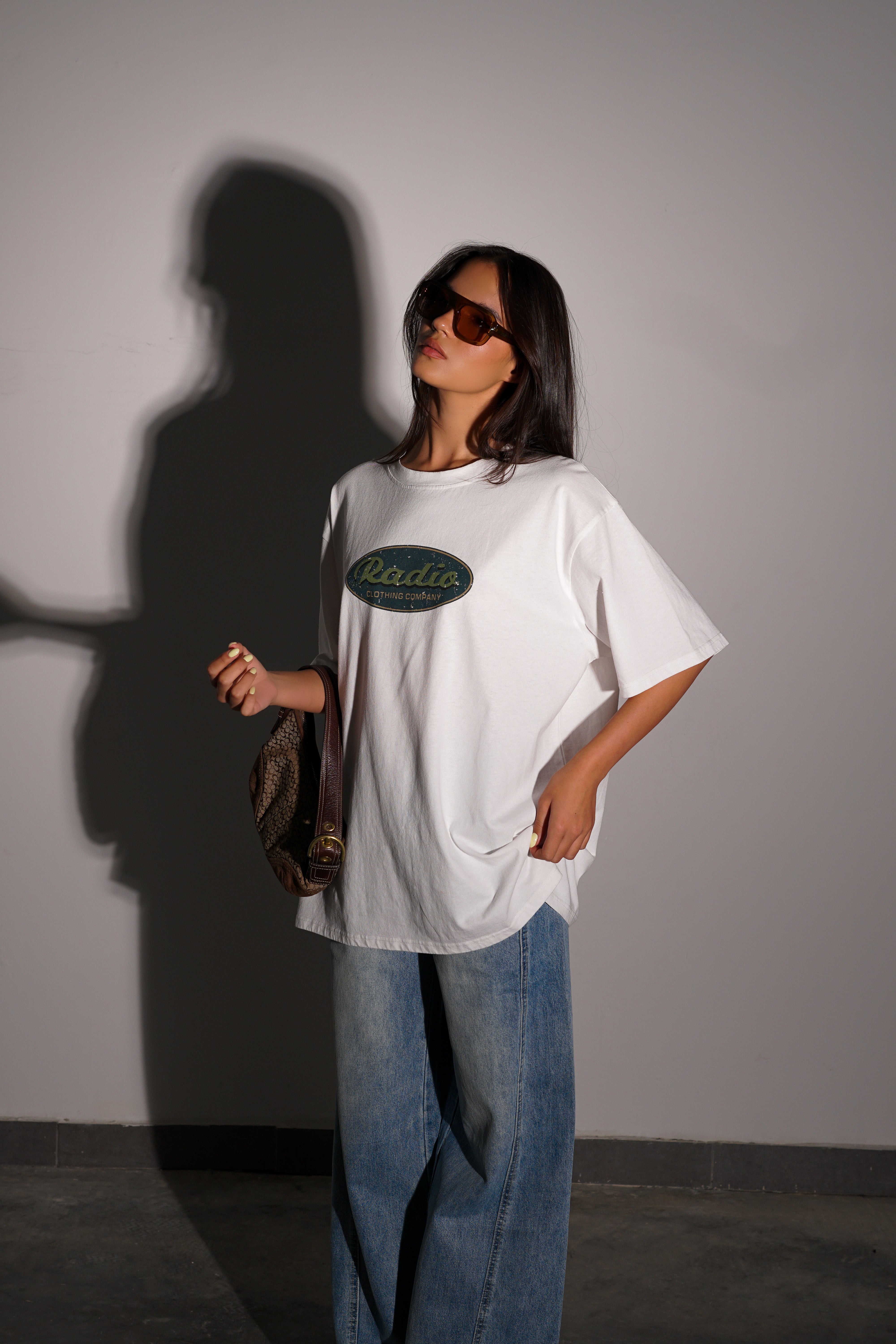 חולצת קרוס-לבן