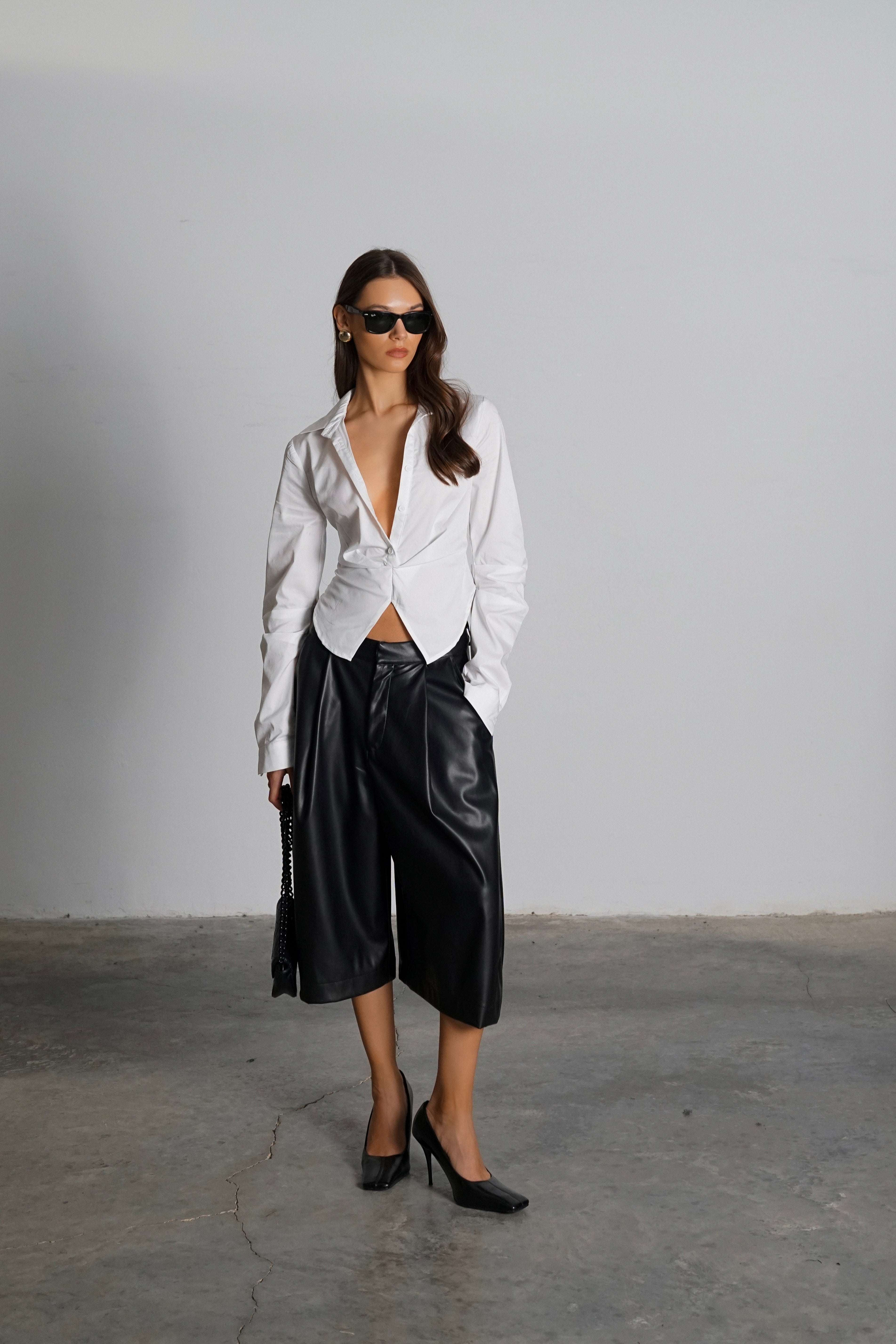 חולצת סאנסה-לבן