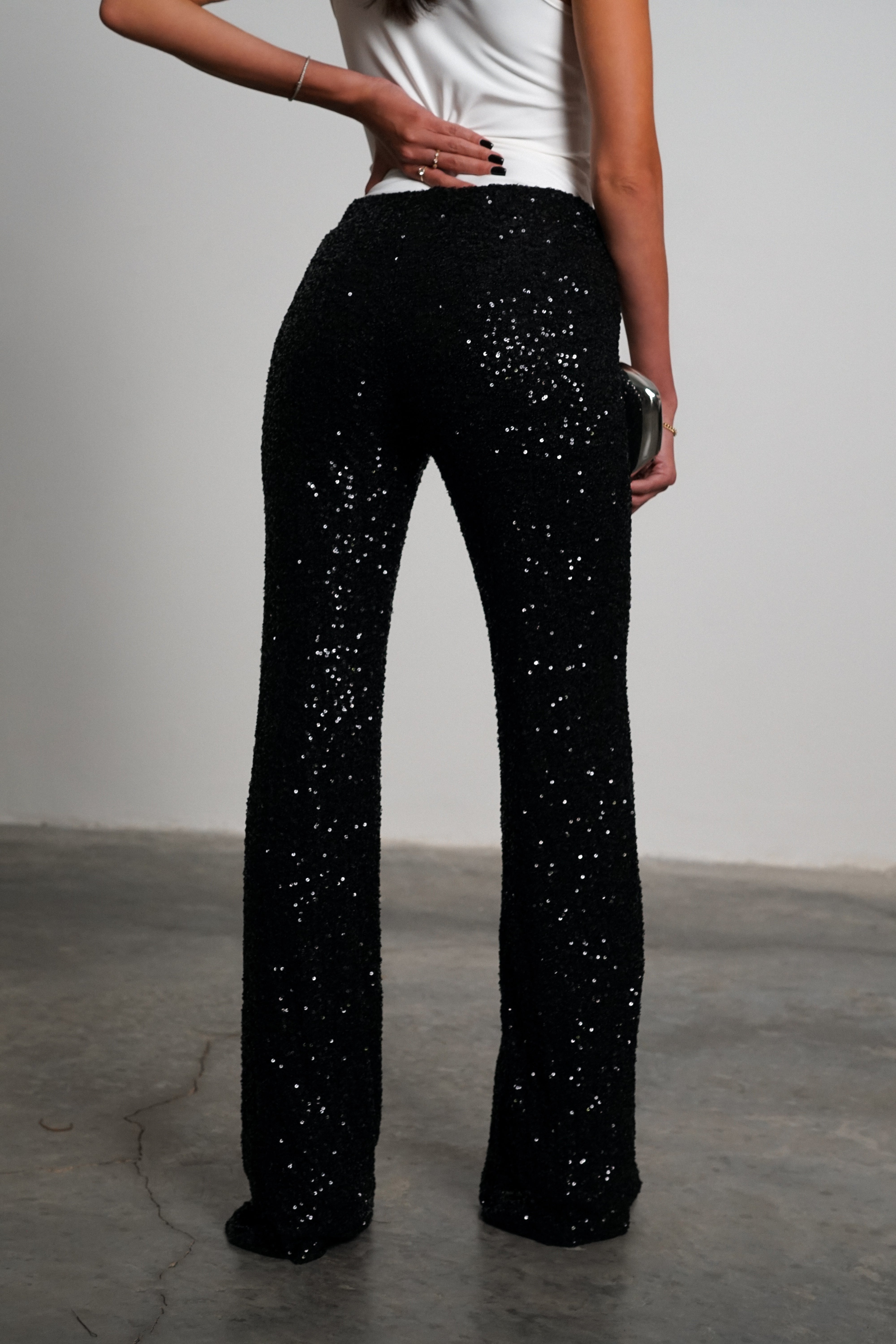 מכנסי פאייטי-שחור