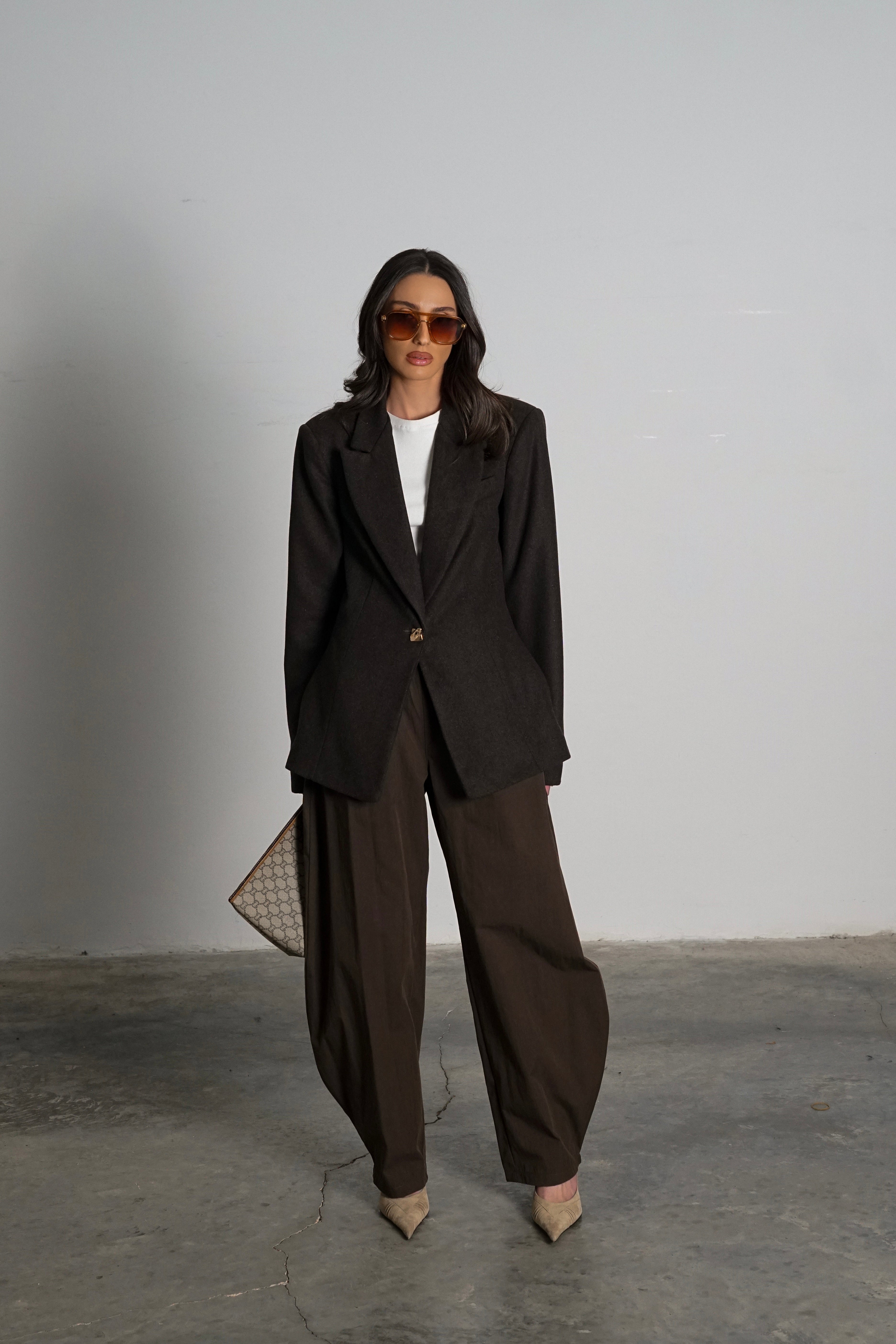 ג'קט סבין-חום