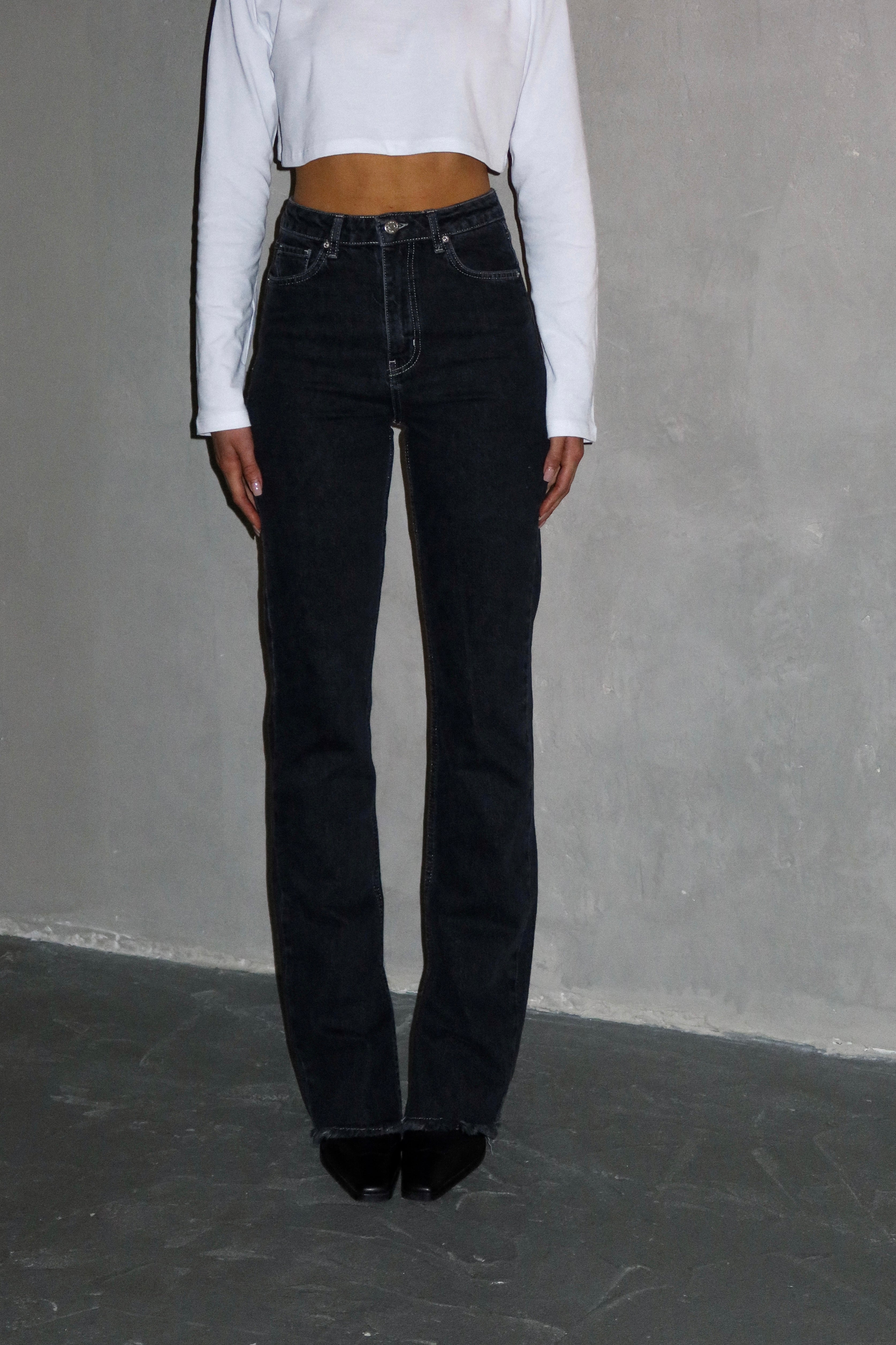 ג׳ינס קלואה-שחור