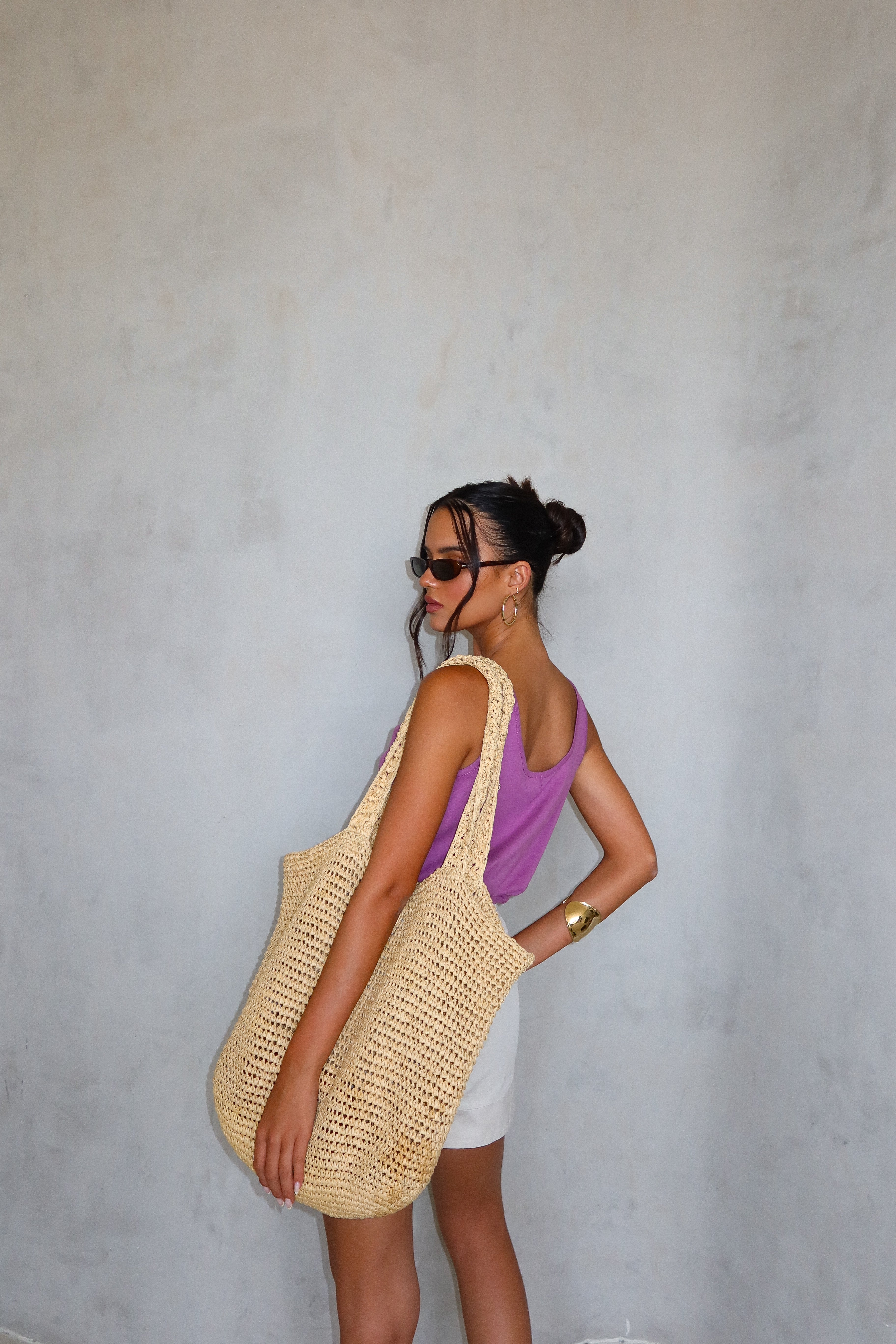 גופיית לאקסי-סגול ארגמן