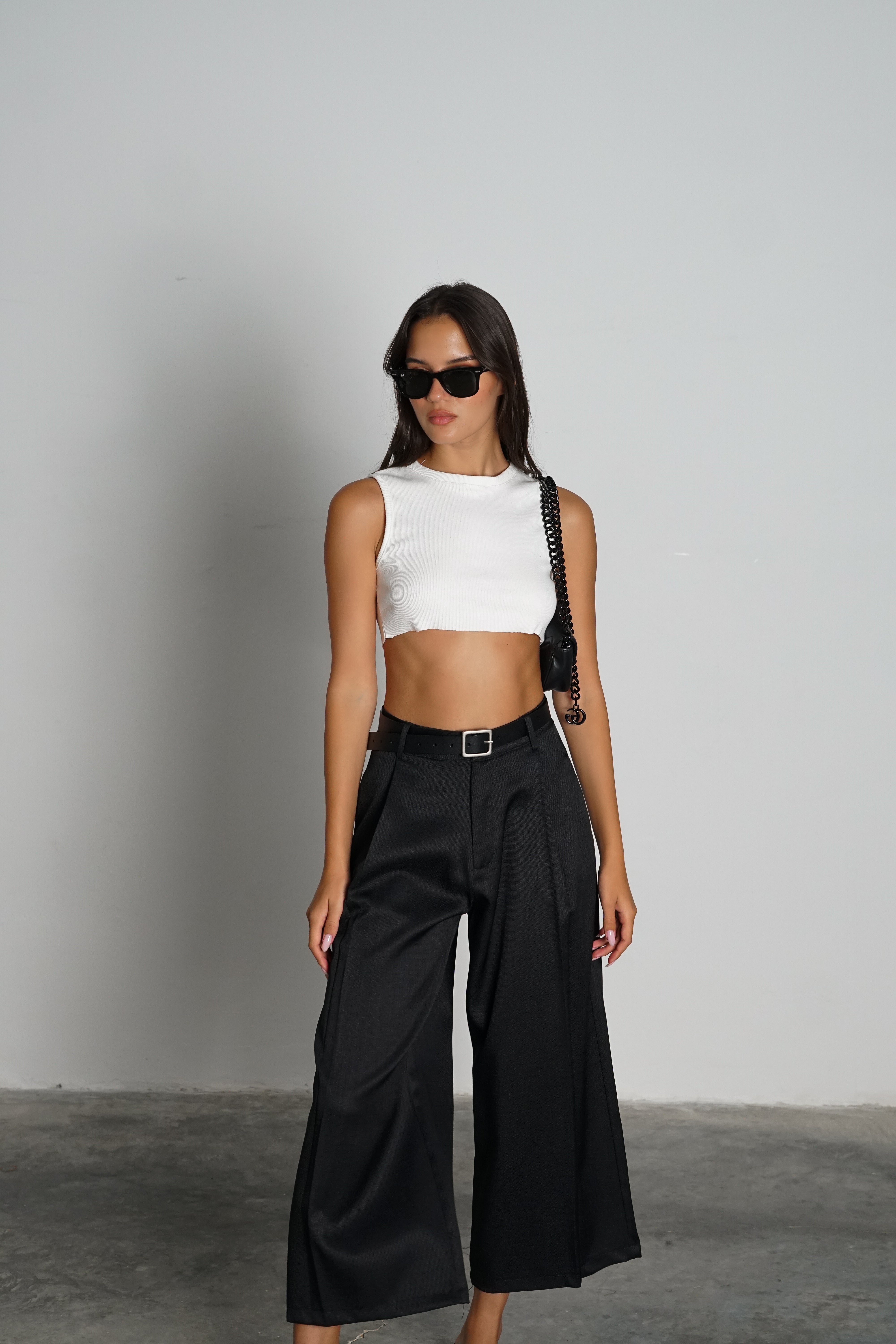 מכנסי רזילין-שחור