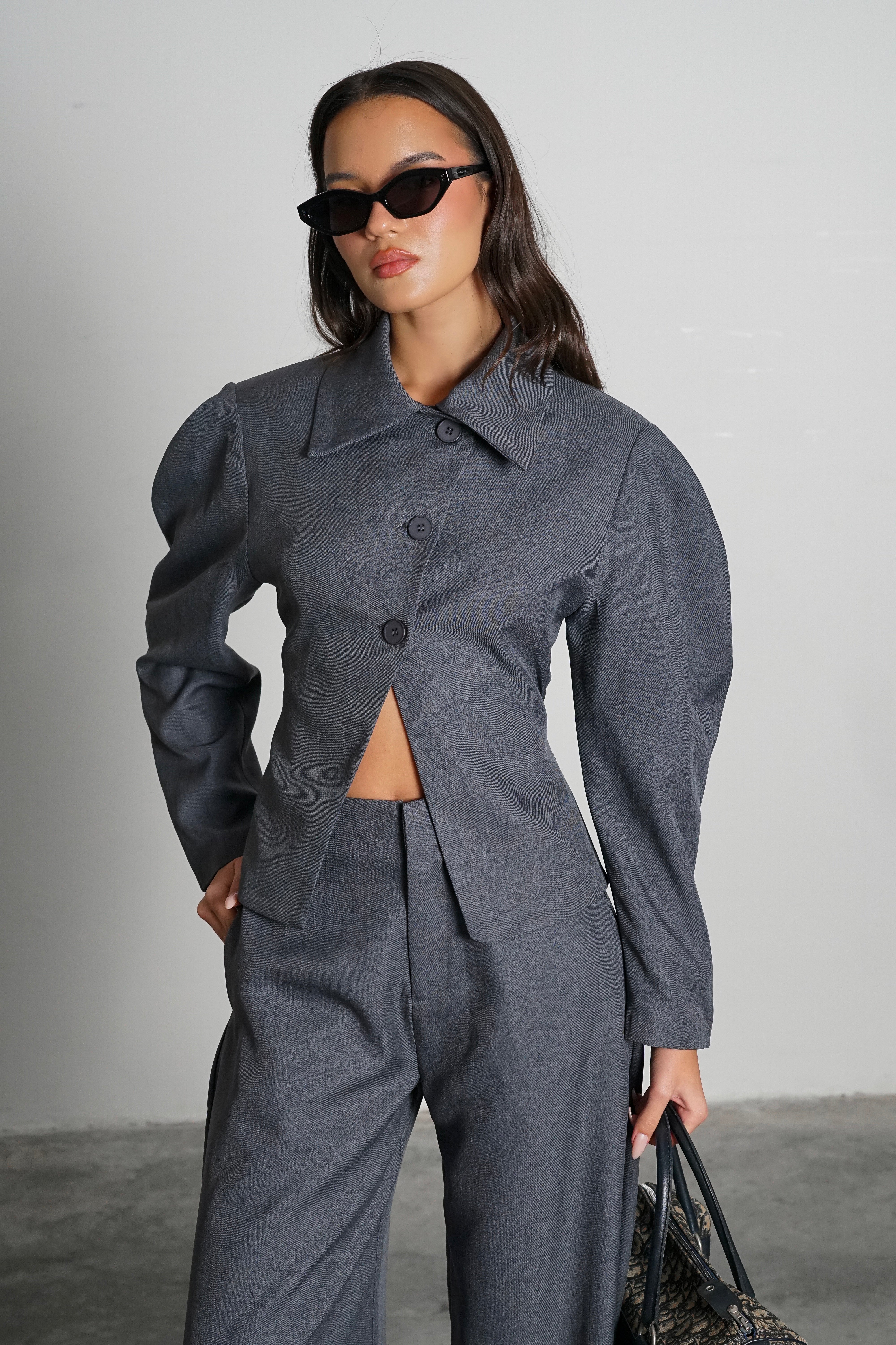 חליפת מידטאון-אפור