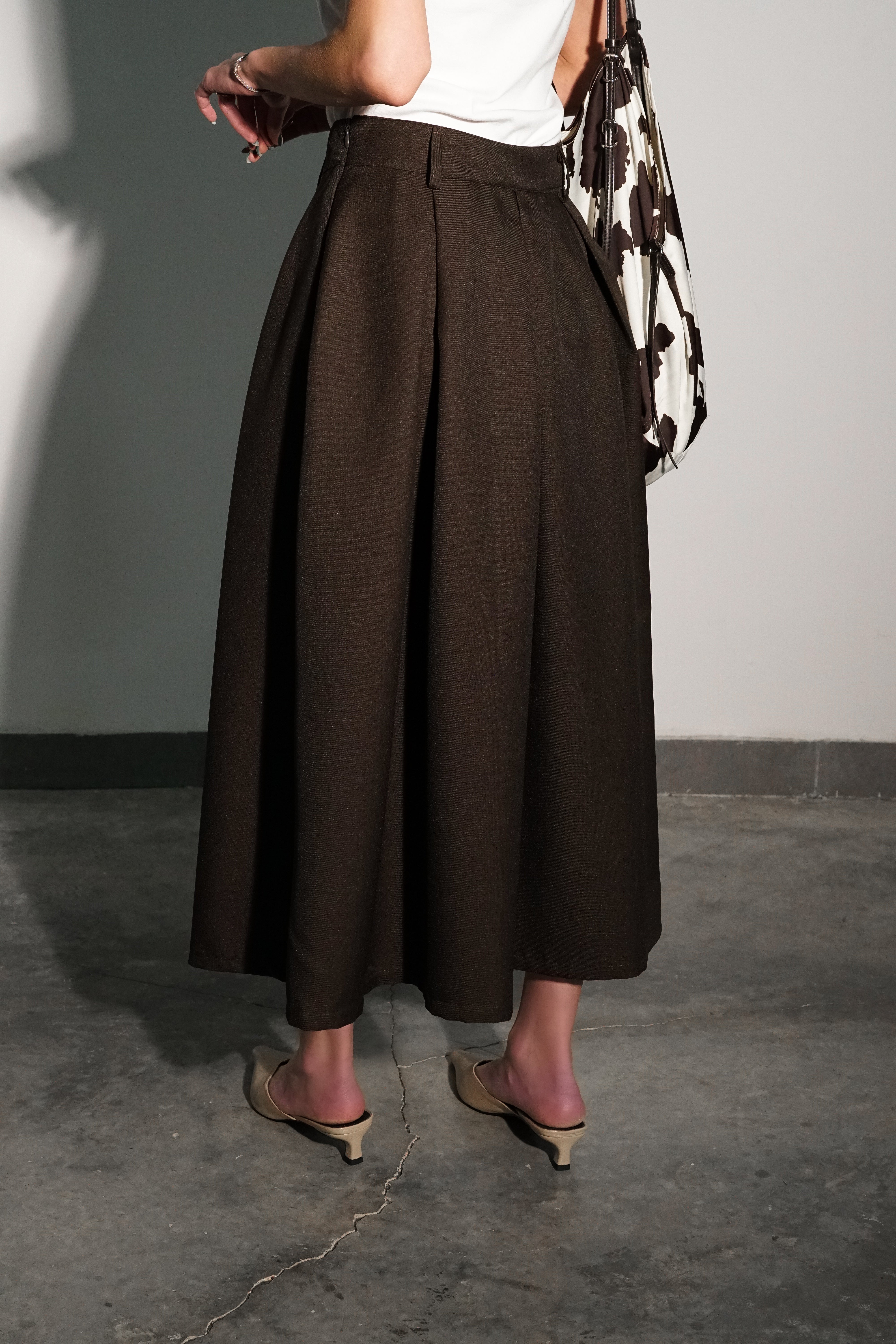 חצאית גרייס-חום