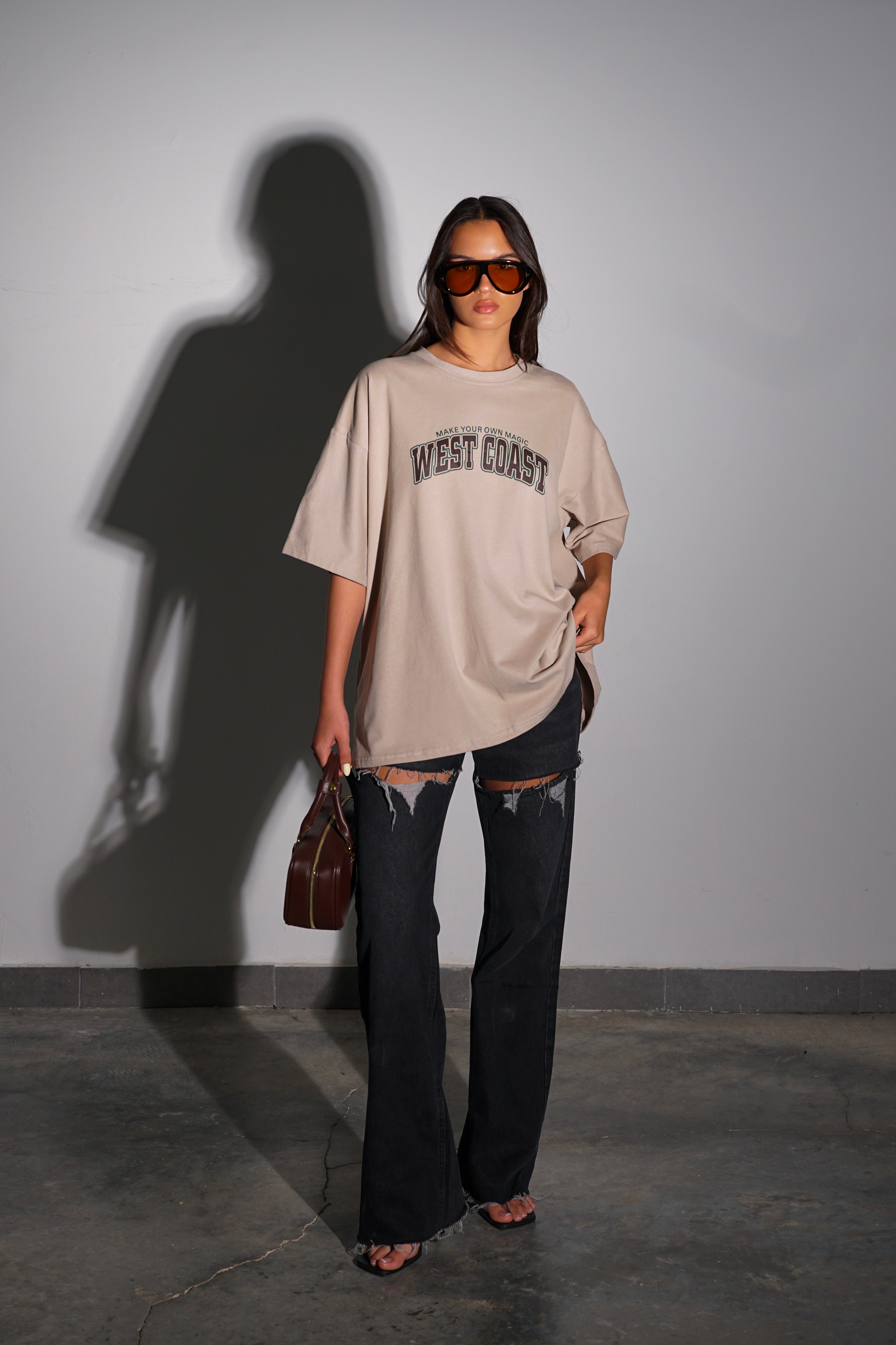 חולצת סימוס-מוקה