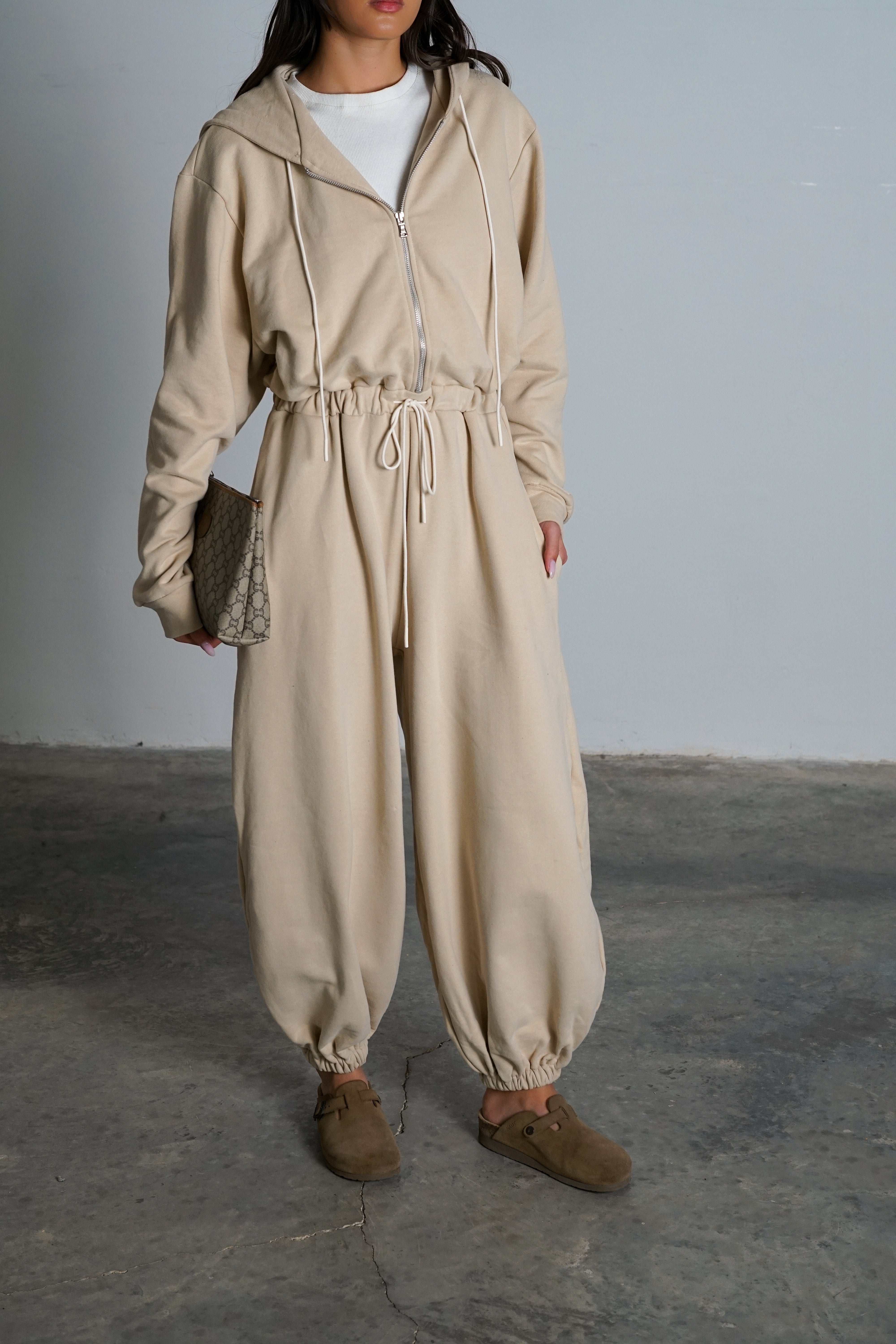 אוברול פטרישה-שמנת