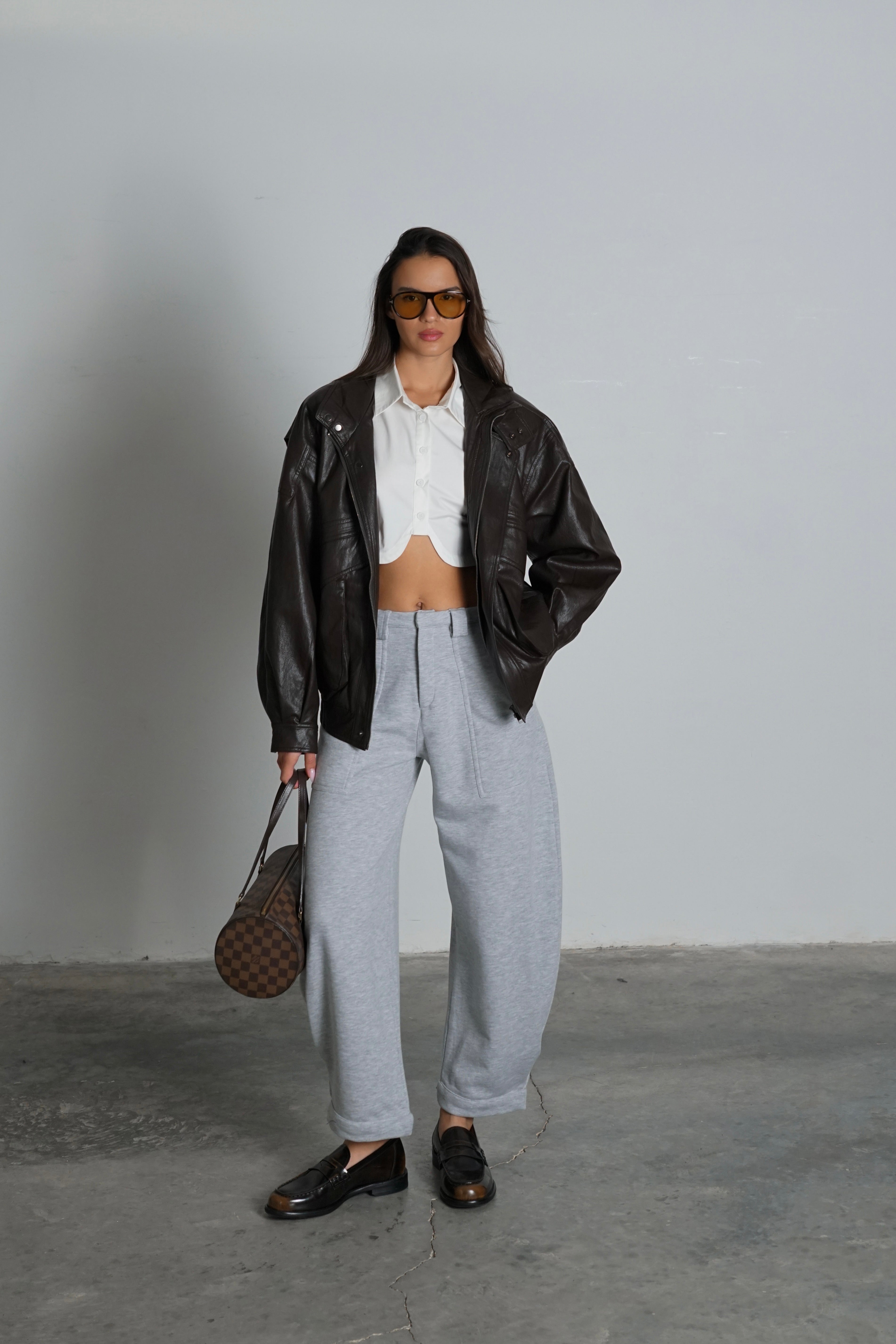 מכנסי בלוברניק-אפור