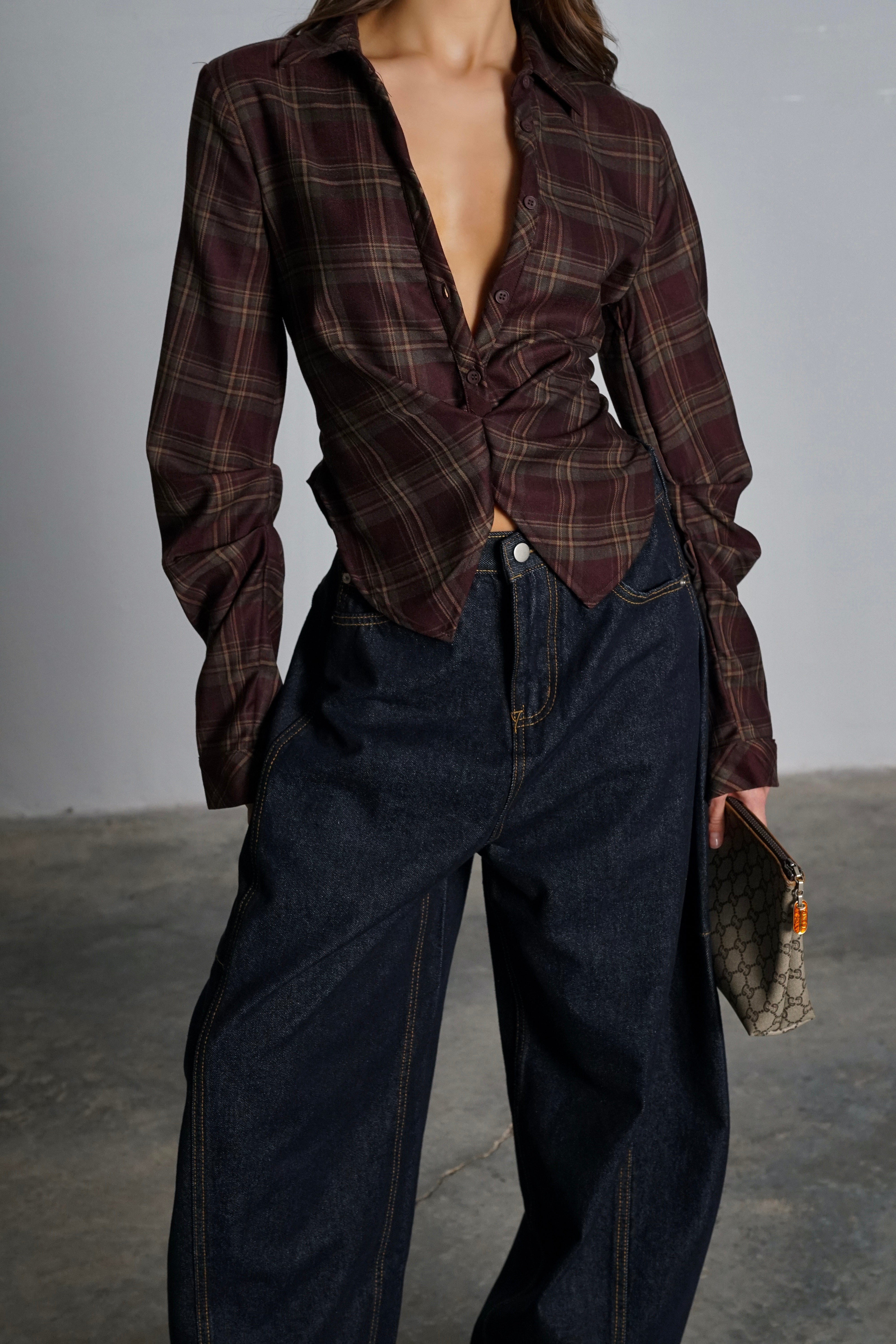 חולצת סאנסה-בורדו