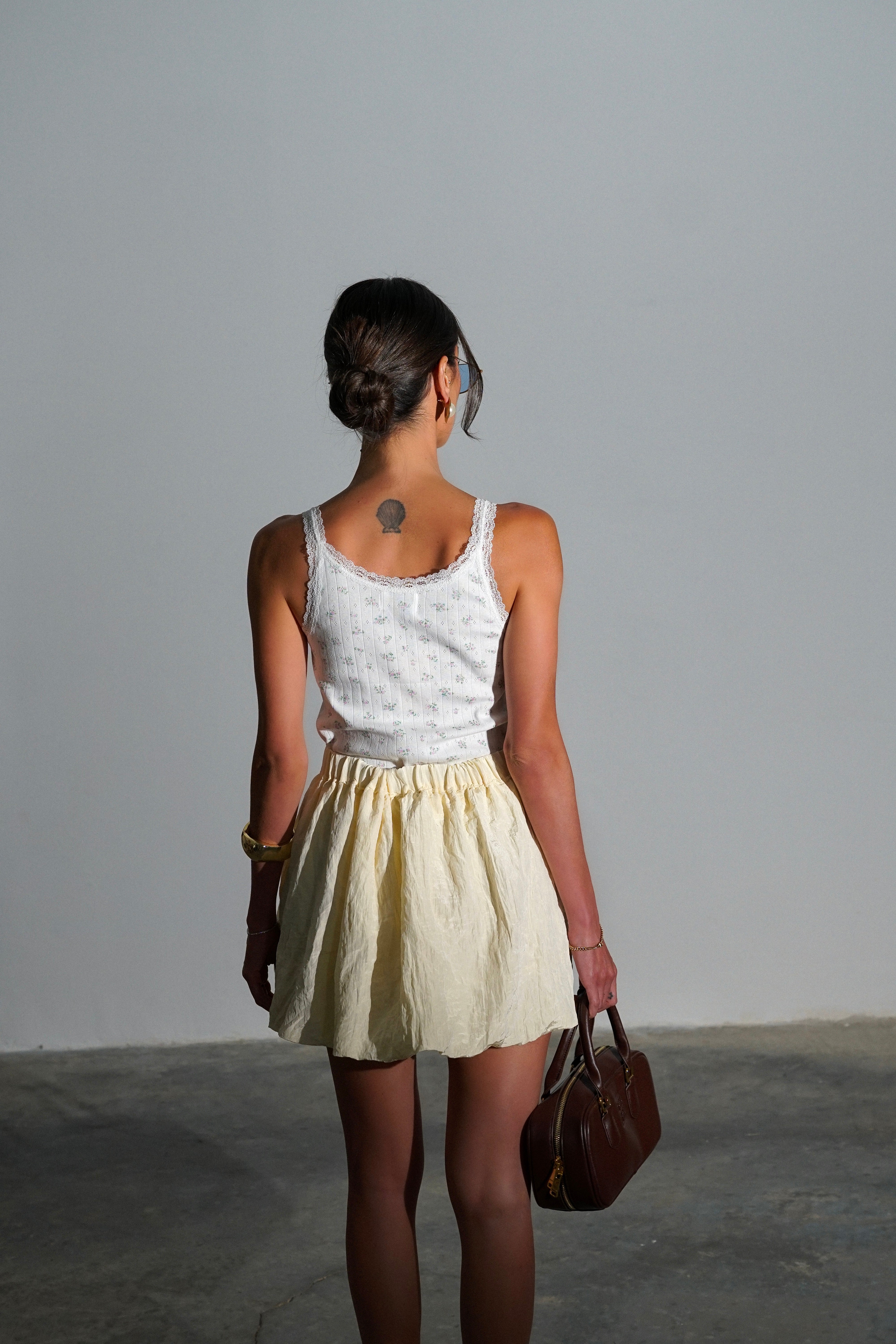 חצאית בנדיק-חמאה