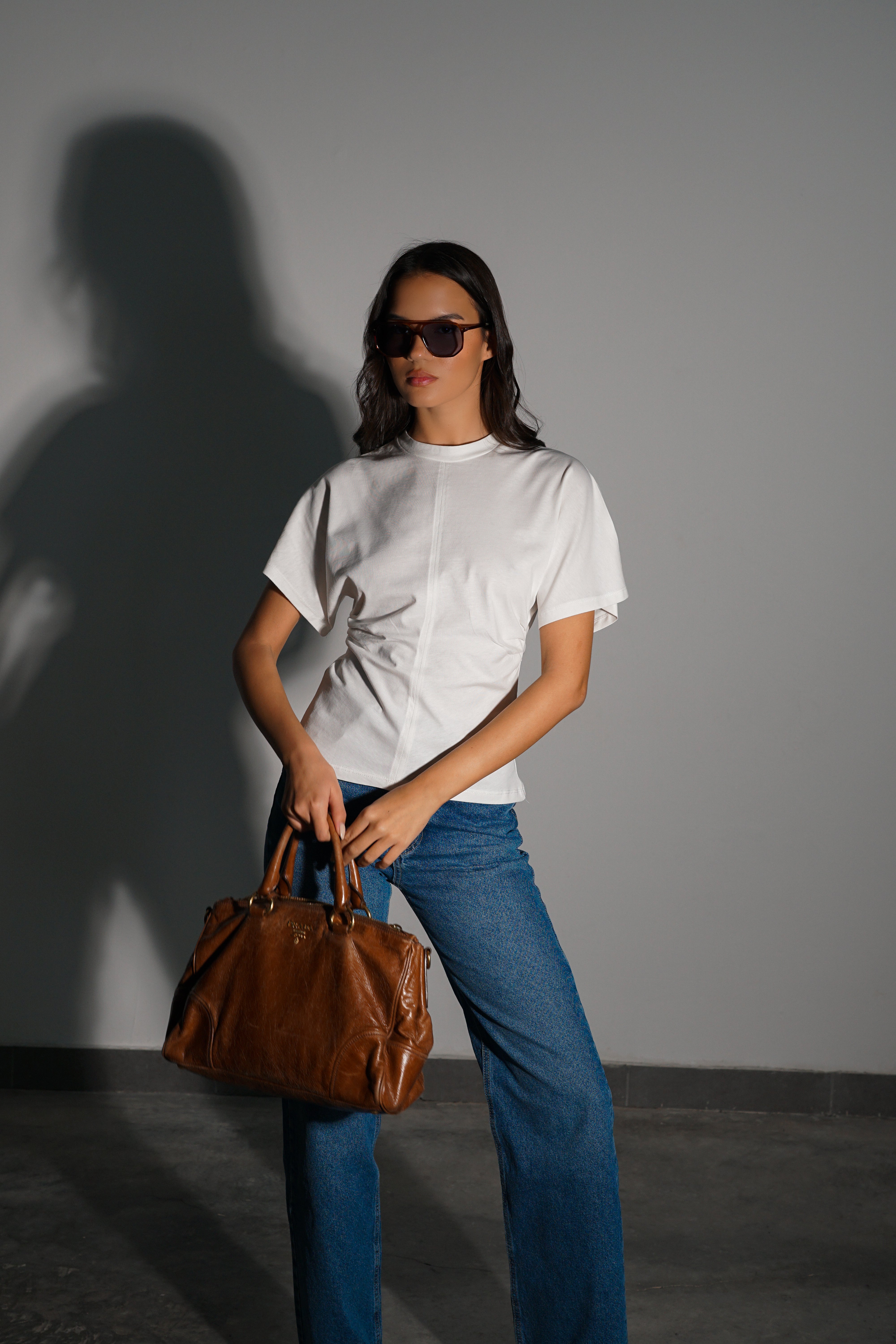 חולצת סייט-לבן