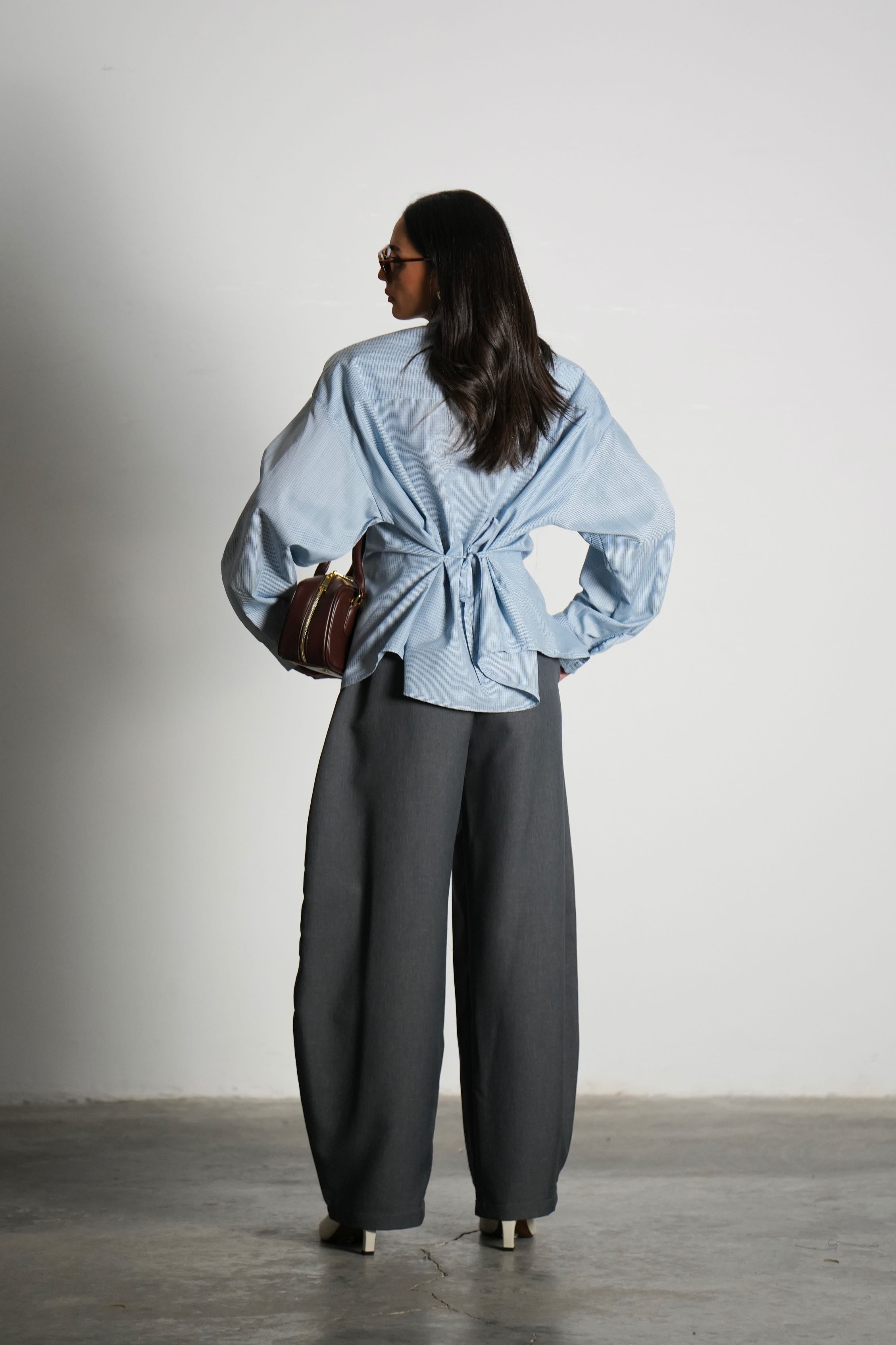 חולצת סילברה-תכלת