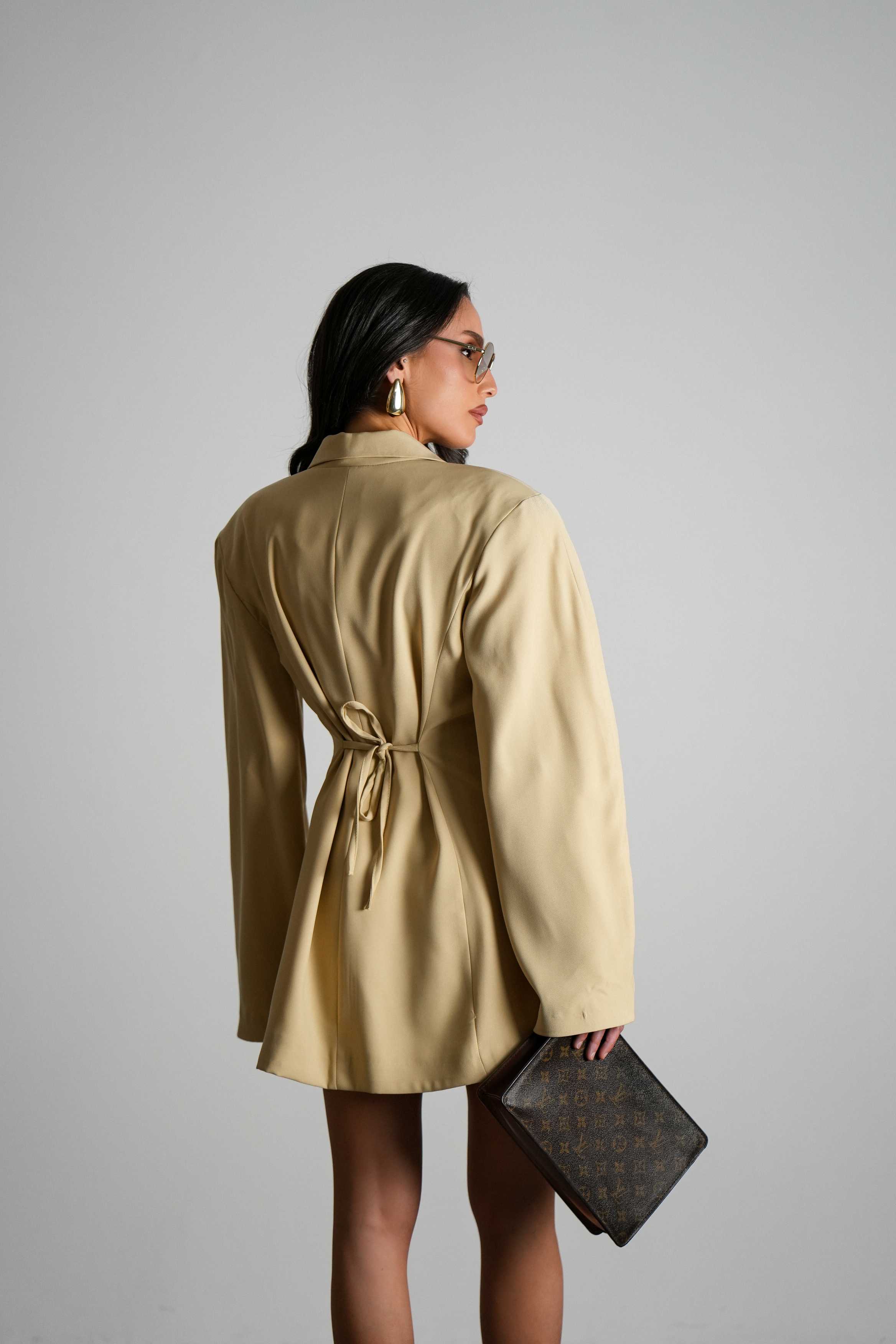 שמלת נייטי-חמאה